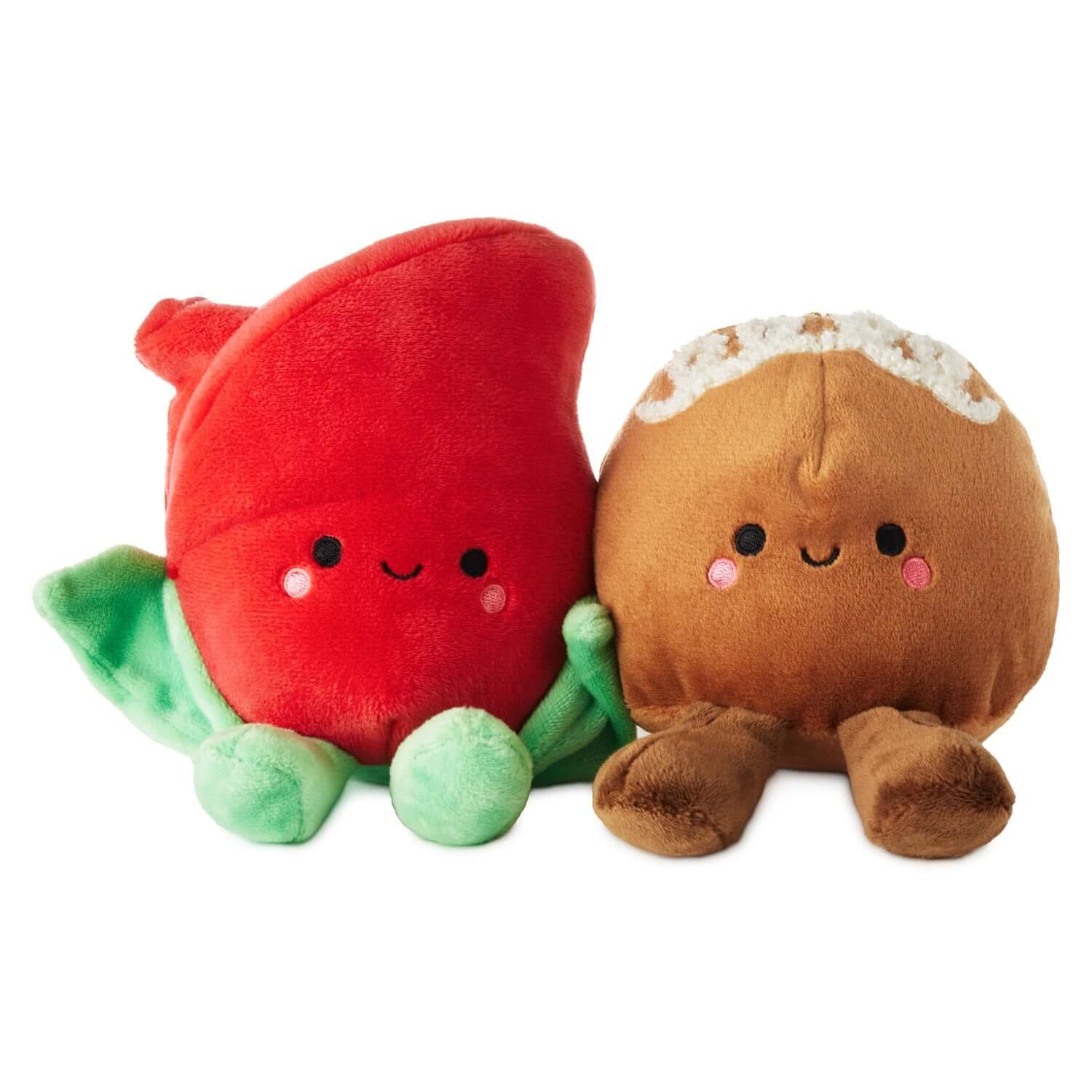 Better Together Rose and Truffle Magnetic Plush Pair, 5.25" - Image 2