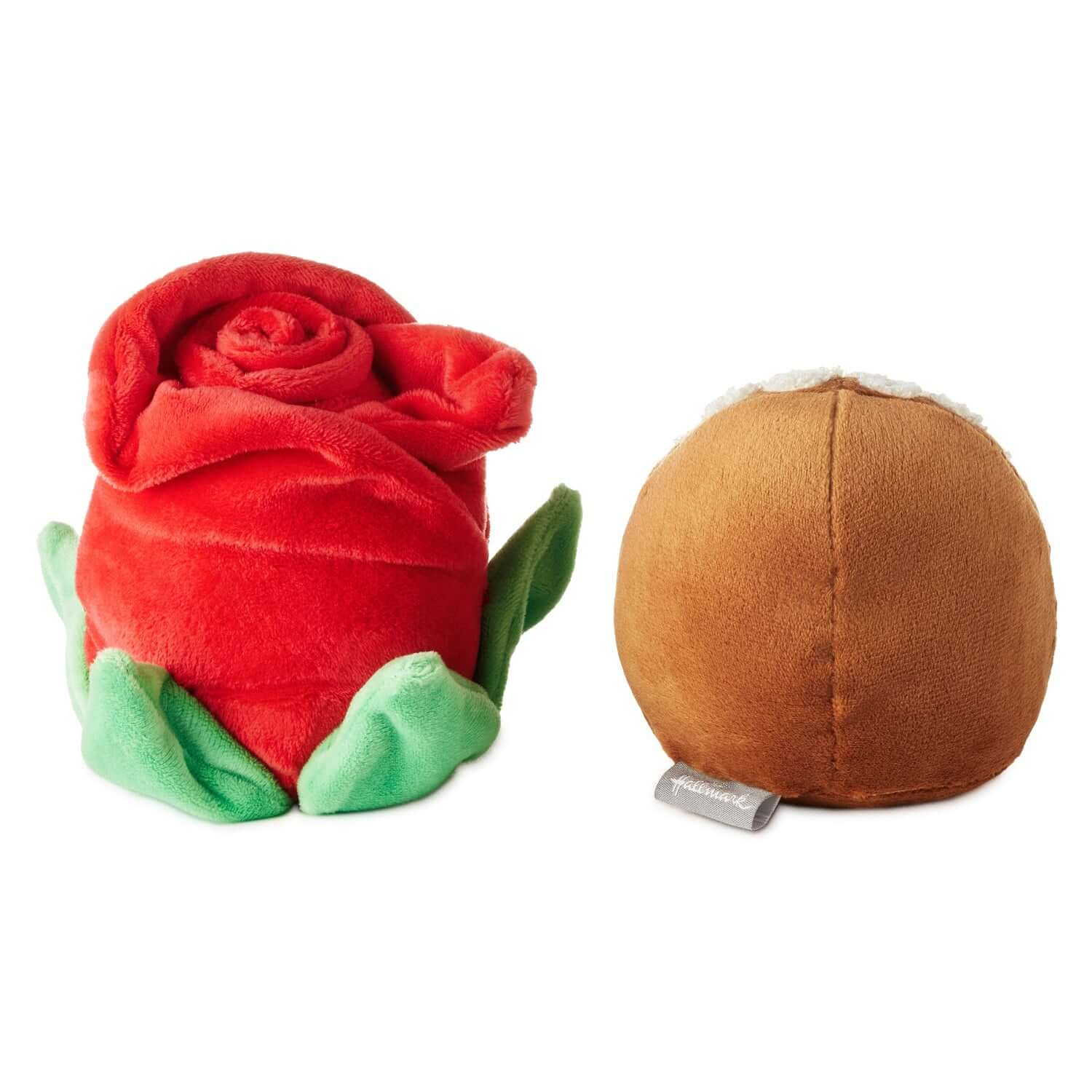 Better Together Rose and Truffle Magnetic Plush Pair, 5.25" - Image 3
