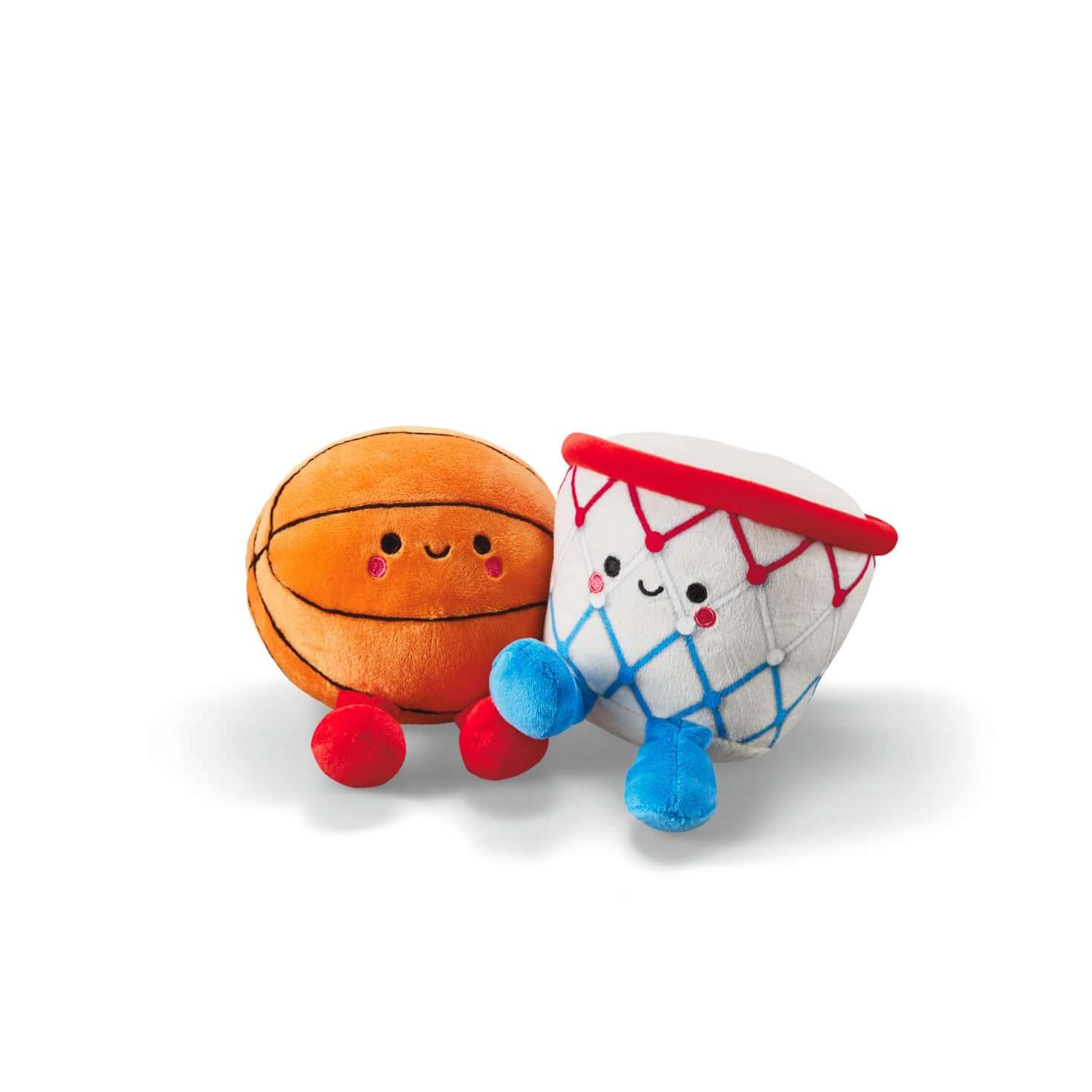 Better Together Basketball and Hoop Magnetic Plush Pair, 6" H - Image 7