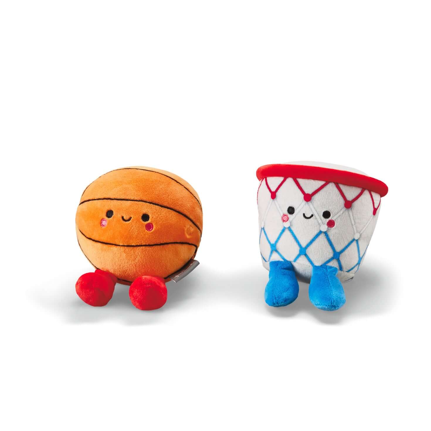 Better Together Basketball and Hoop Magnetic Plush Pair, 6" H - Image 8