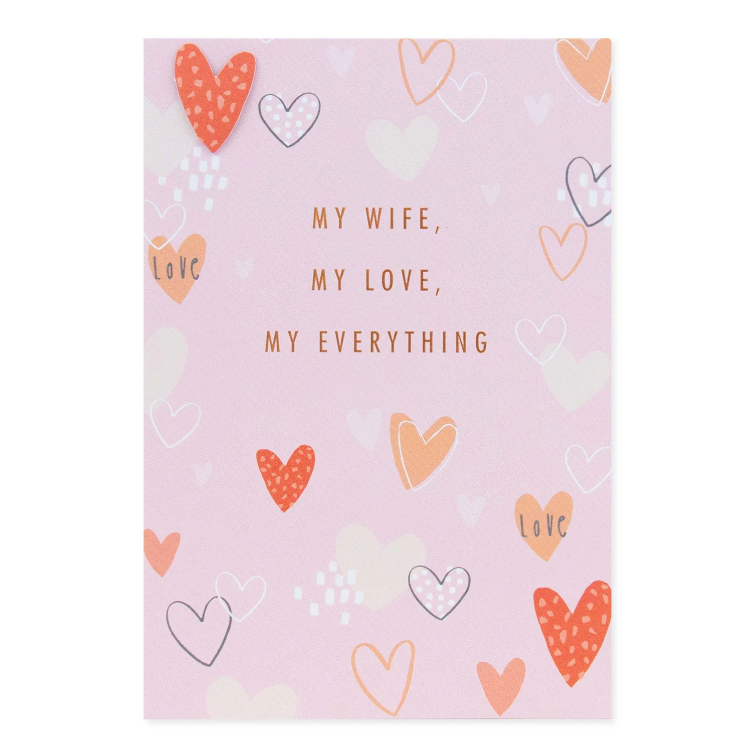 Connections from Hallmark Wife Birthday Card - Repeat Hearts