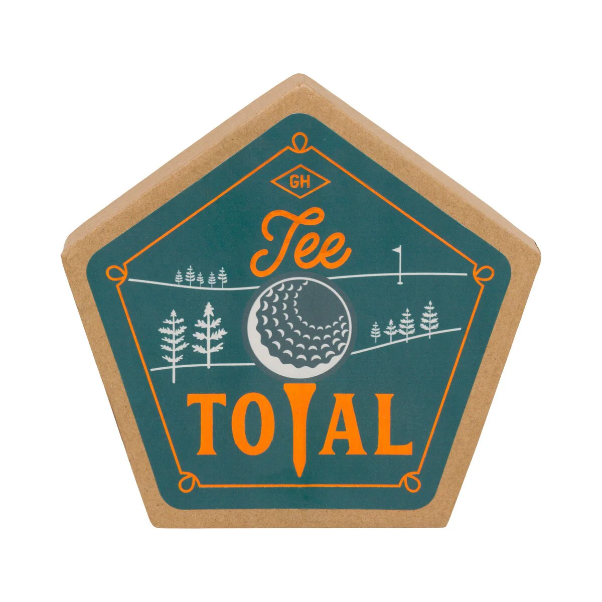 Ceramic Coaster, Set of 4 - Golf - Image 4