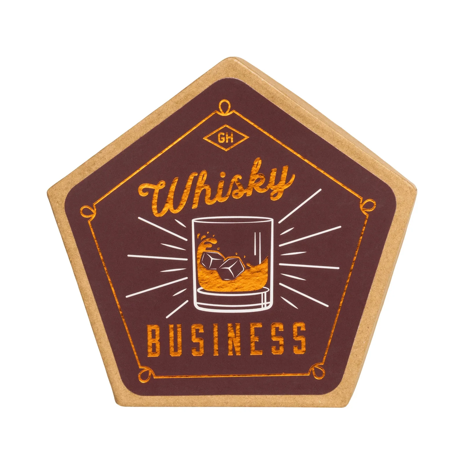 Ceramic Coaster, Set of 4 - Whisky - Image 2