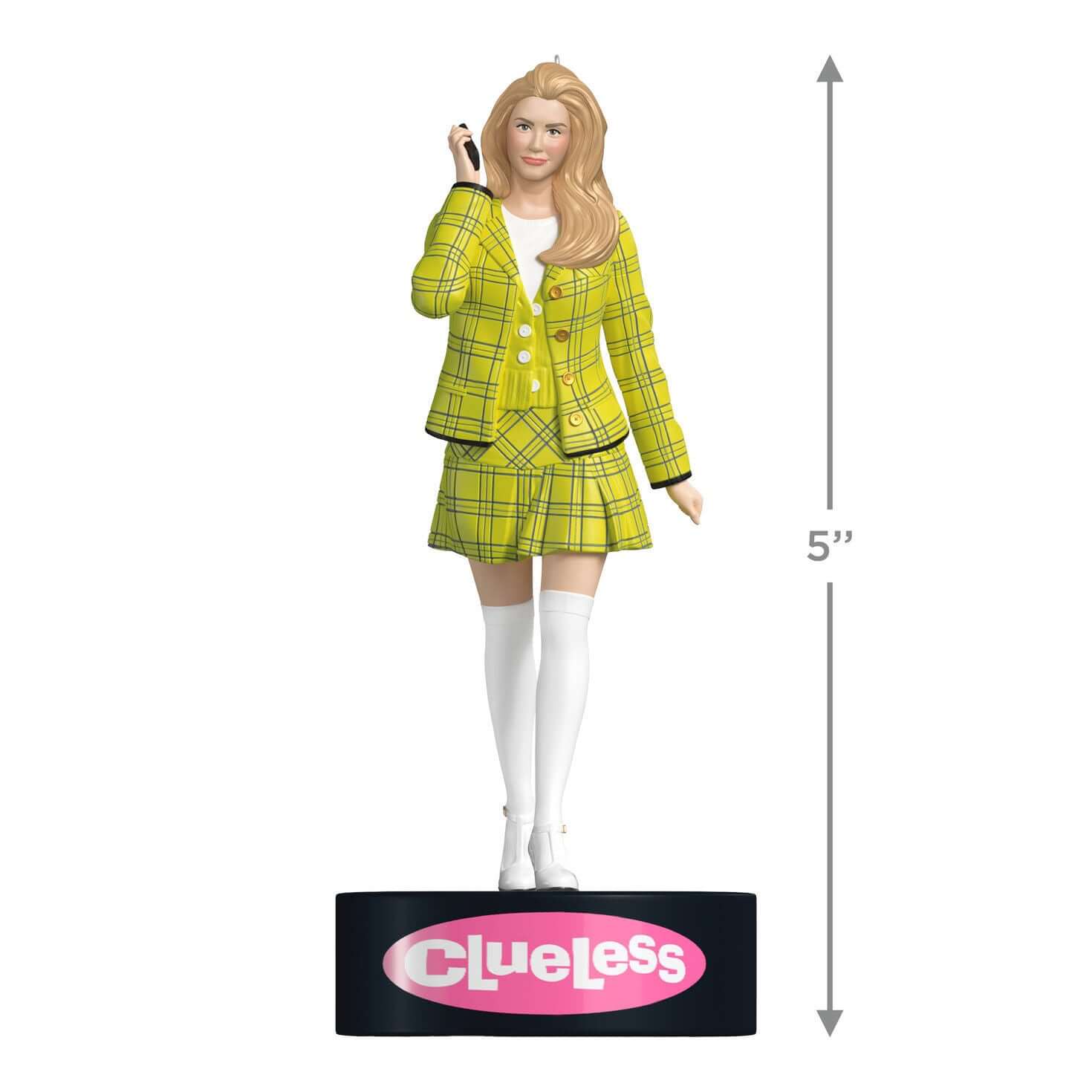 Clueless, Cher Horowitz with Sound — 2025 Hallmark Keepsake Christmas Ornament - Image 6