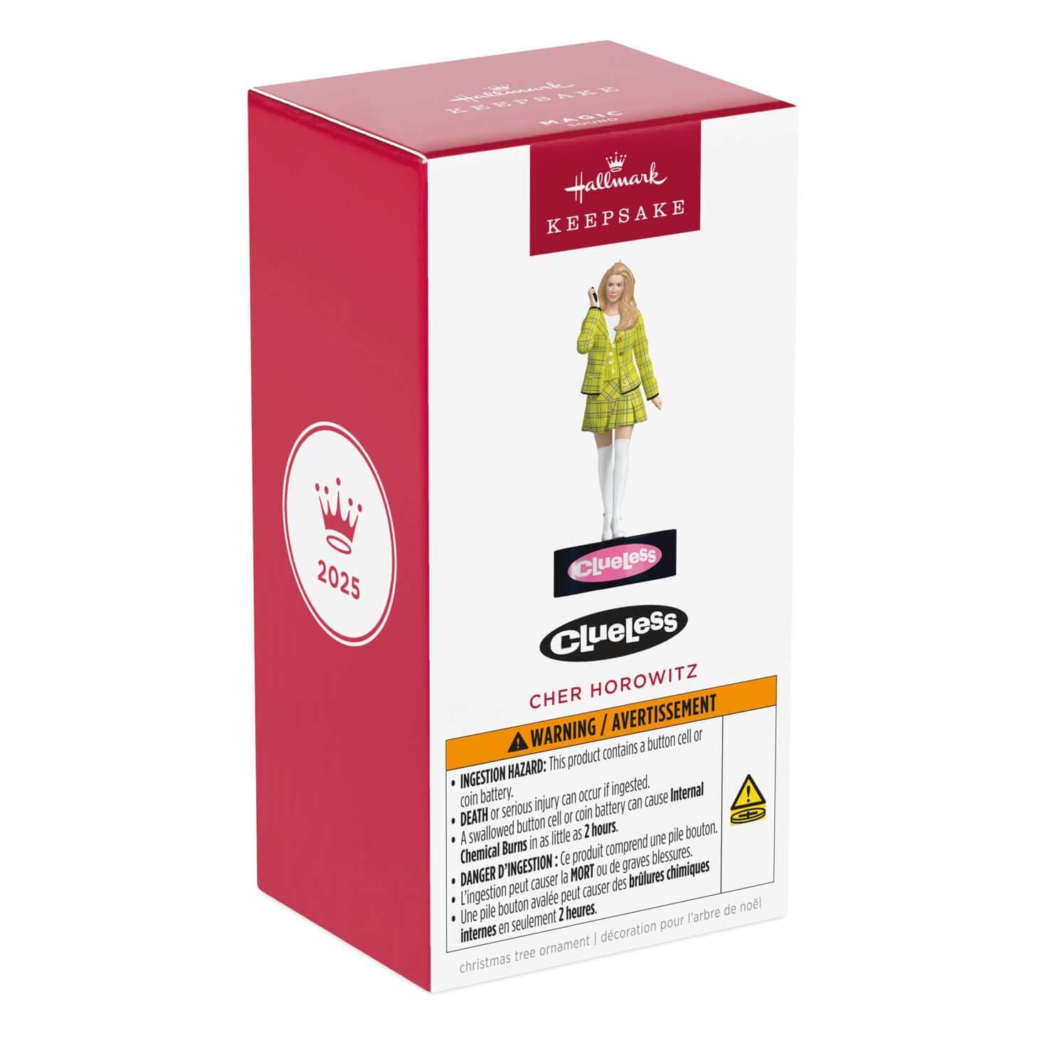 Clueless, Cher Horowitz with Sound — 2025 Hallmark Keepsake Christmas Ornament - Image 7