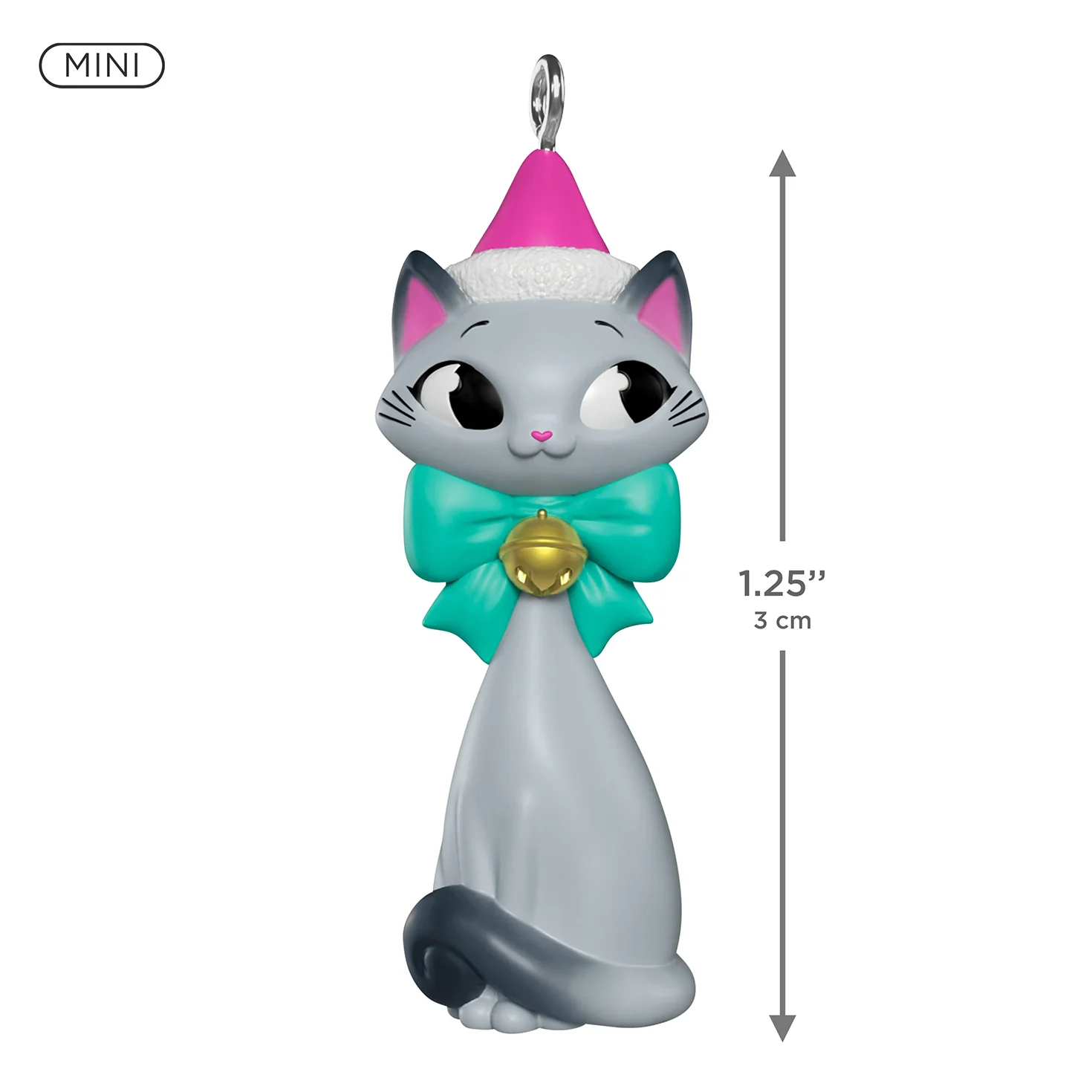 Mini Christmas Kitty Ornament, 1.25" — 2026 Hallmark Keepsake Christmas Ornament - Image 6