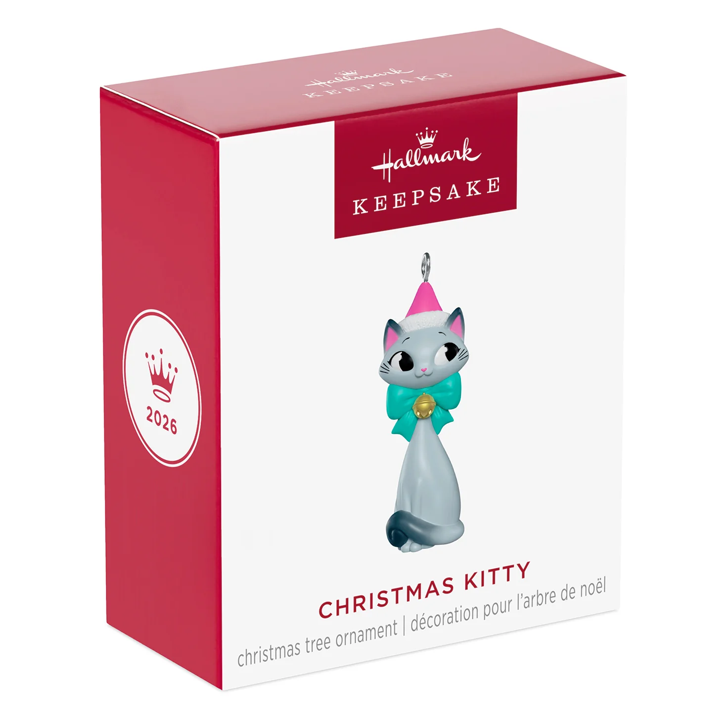Mini Christmas Kitty Ornament, 1.25" — 2026 Hallmark Keepsake Christmas Ornament - Image 7