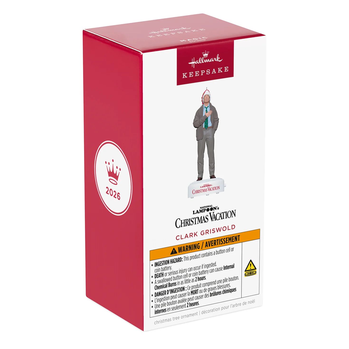 National Lampoon's Christmas Vacation™ Clark Griswold With Sound — 2026 Hallmark Keepsake Christmas Ornament - Image 7
