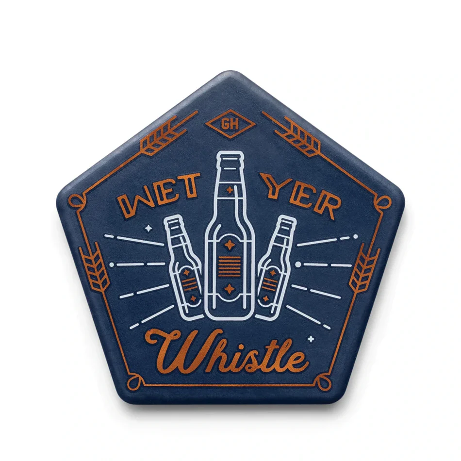 Beer Coasters, Set of 4 - Image 2