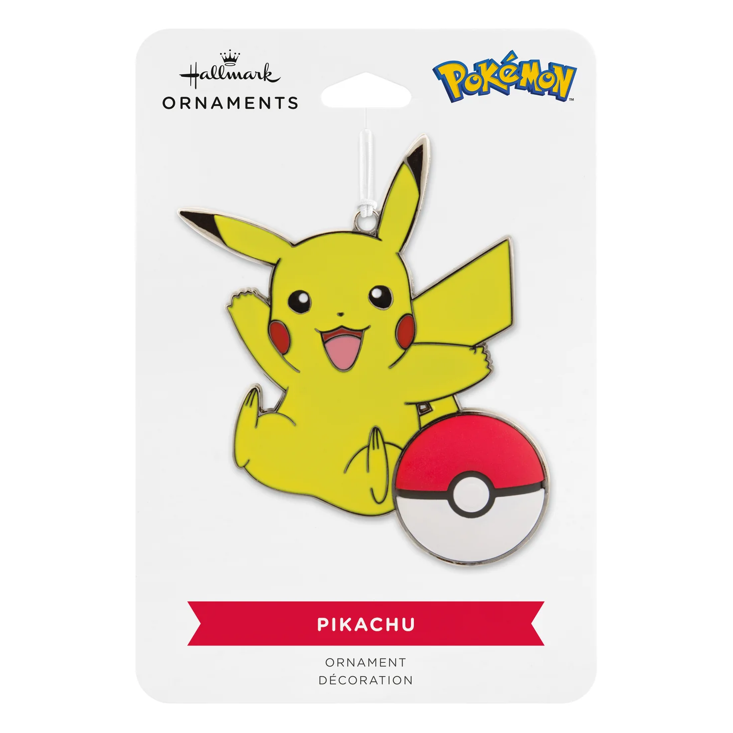Hallmark Christmas Ornament - Pokémon Pikachu and Poké Ball With Dimension Metal - Image 5