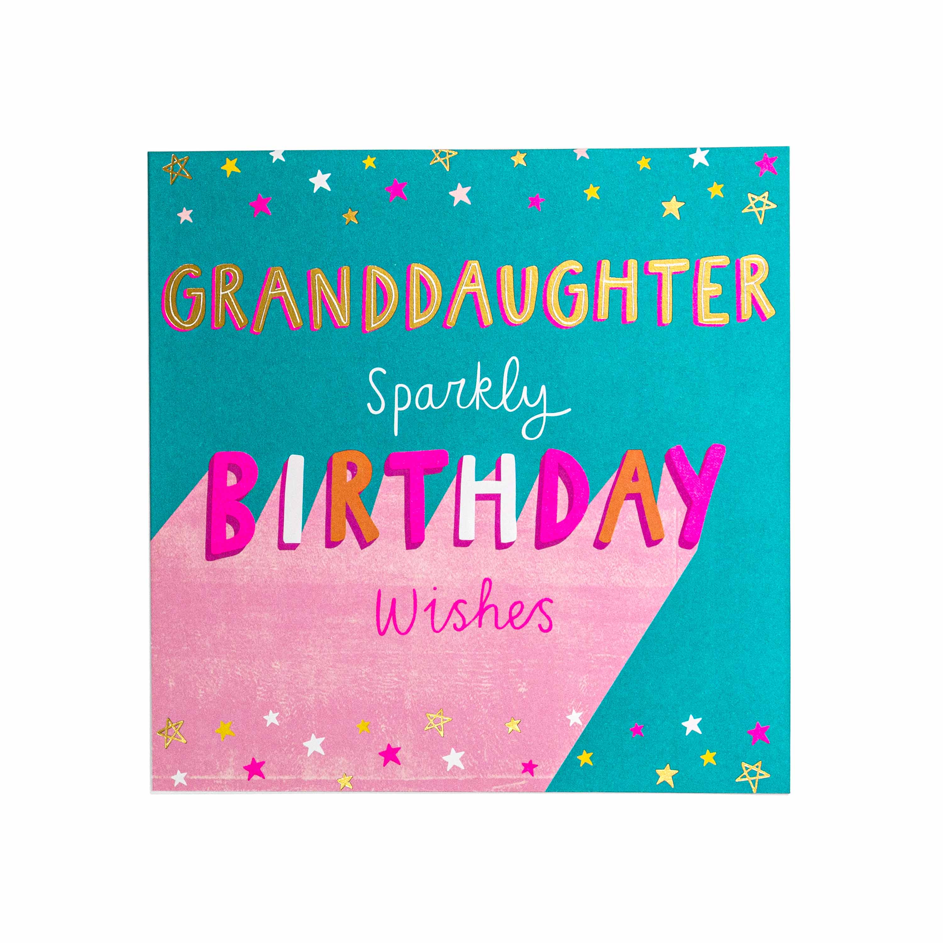 Colourful Birthday Card for Granddaughter - Image 4