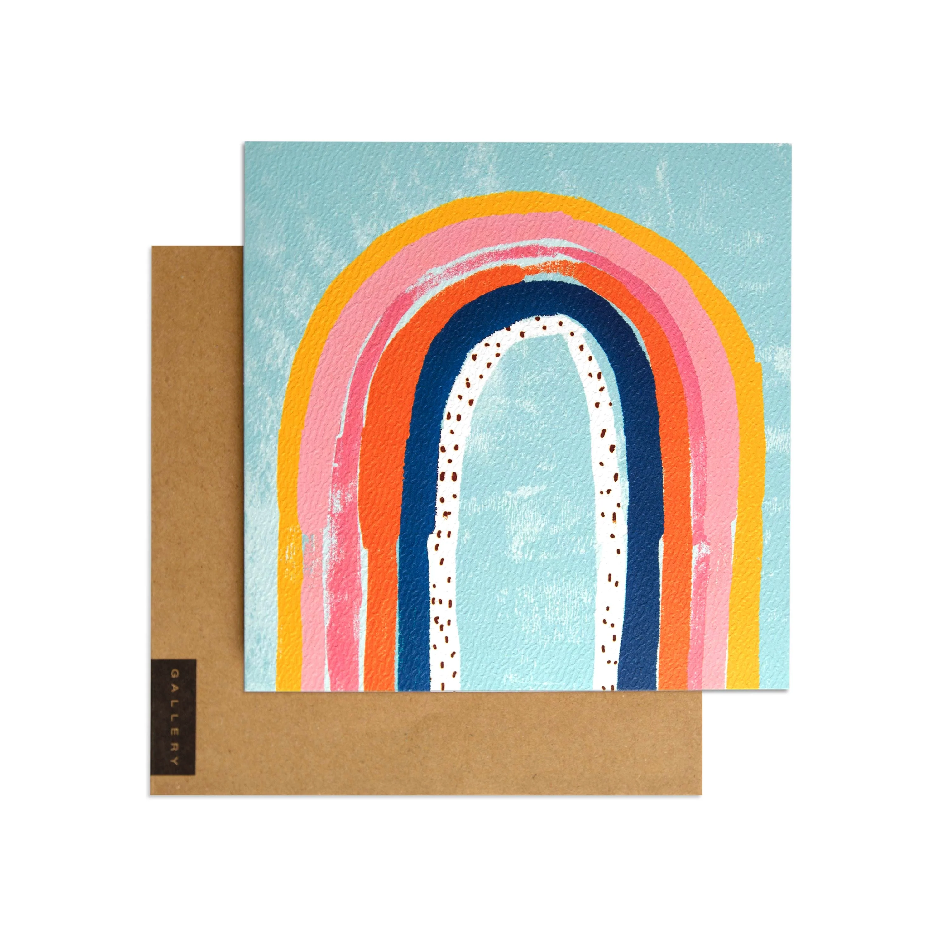 Colourful Patterned Rainbow Blank Card - Image 3