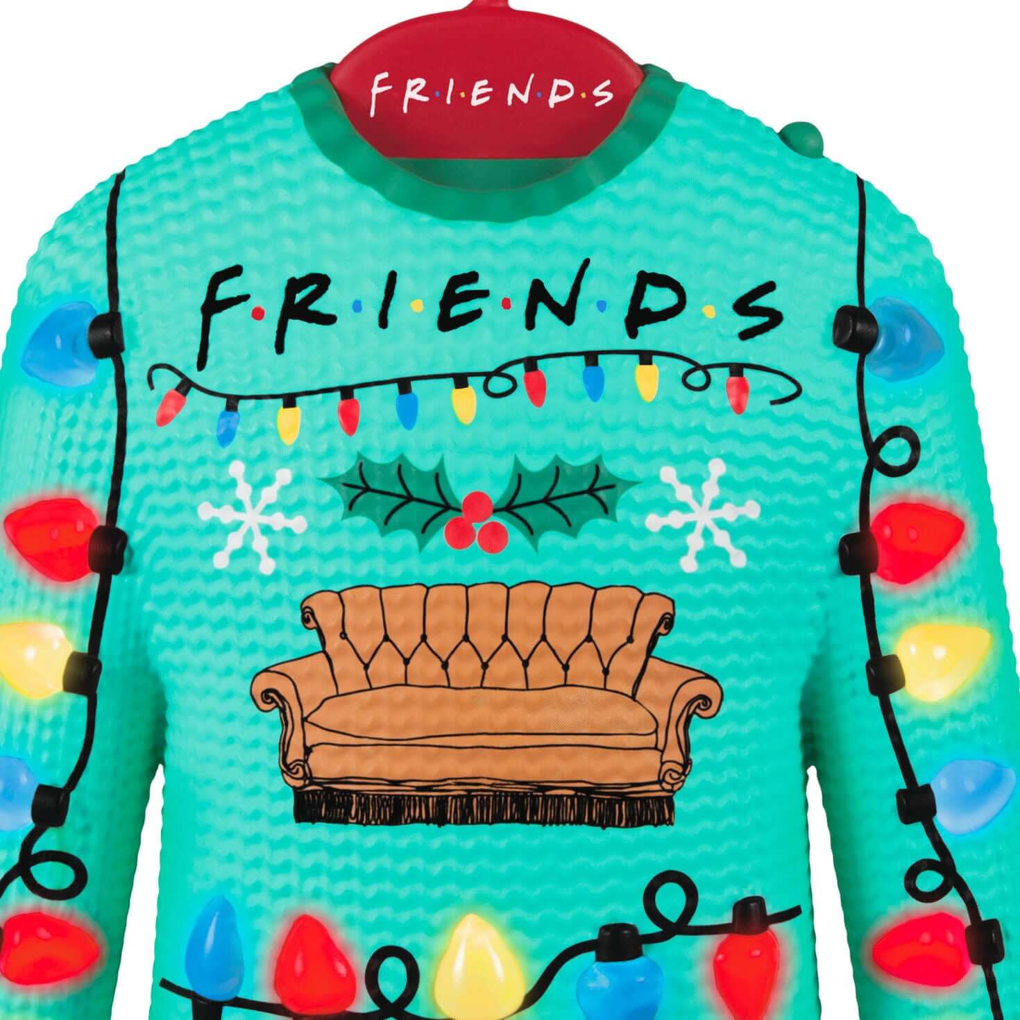 Friends "Could We Be Any More Festive?" Musical Ornament With Light — 2025 Hallmark Keepsake Christmas Ornament - Image 4