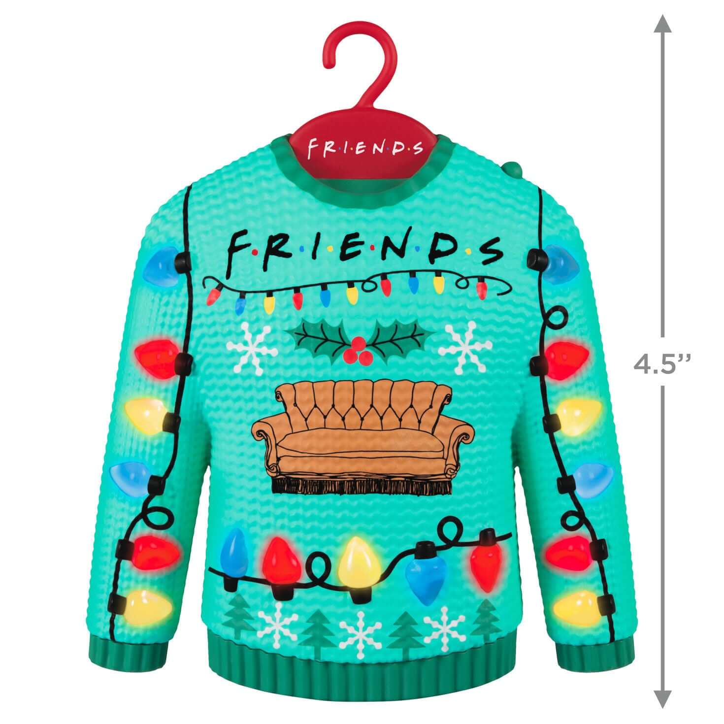 Friends "Could We Be Any More Festive?" Musical Ornament With Light — 2025 Hallmark Keepsake Christmas Ornament - Image 6