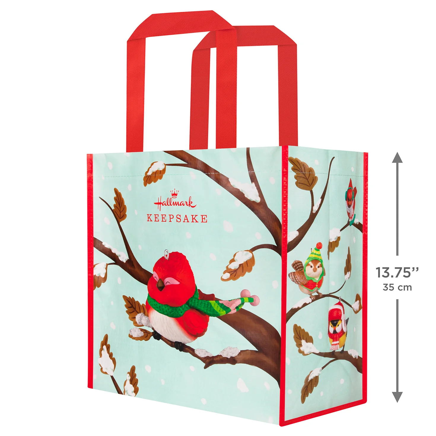 Cozy Critters Reusable — 2026 Hallmark 13.75" Christmas Tote Bag - Image 4