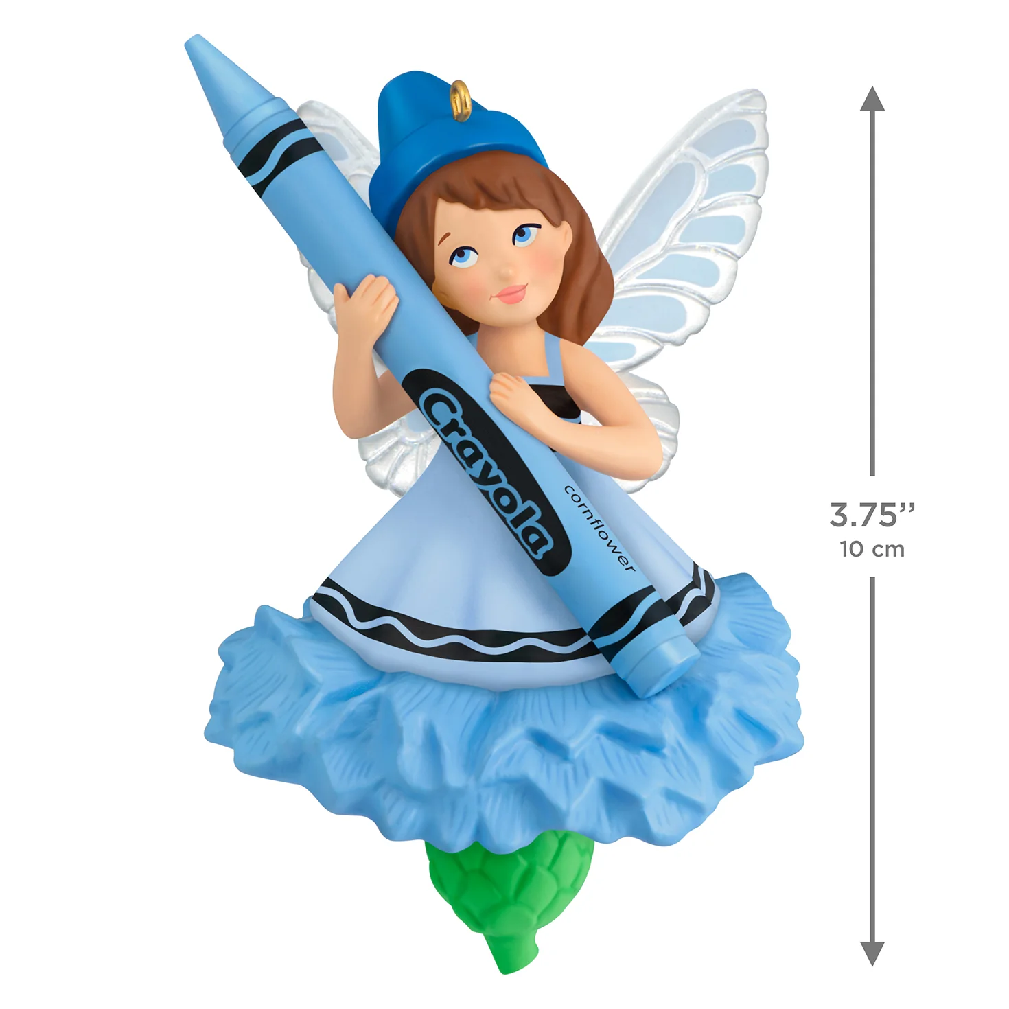 Crayola® Cornflower Fairy — 2026 Hallmark Keepsake Christmas Ornament - Image 6