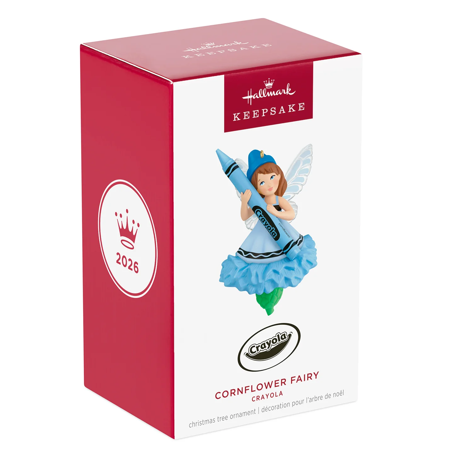Crayola® Cornflower Fairy — 2026 Hallmark Keepsake Christmas Ornament - Image 7