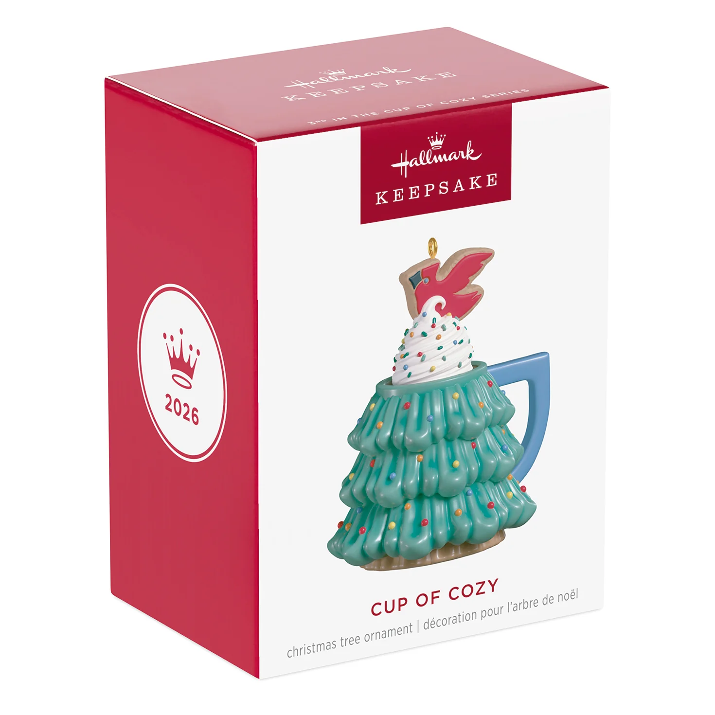 Cup of Cozy, Porcelain, 3rd in the Series — 2026 Hallmark Keepsake Christmas Ornament - Image 7