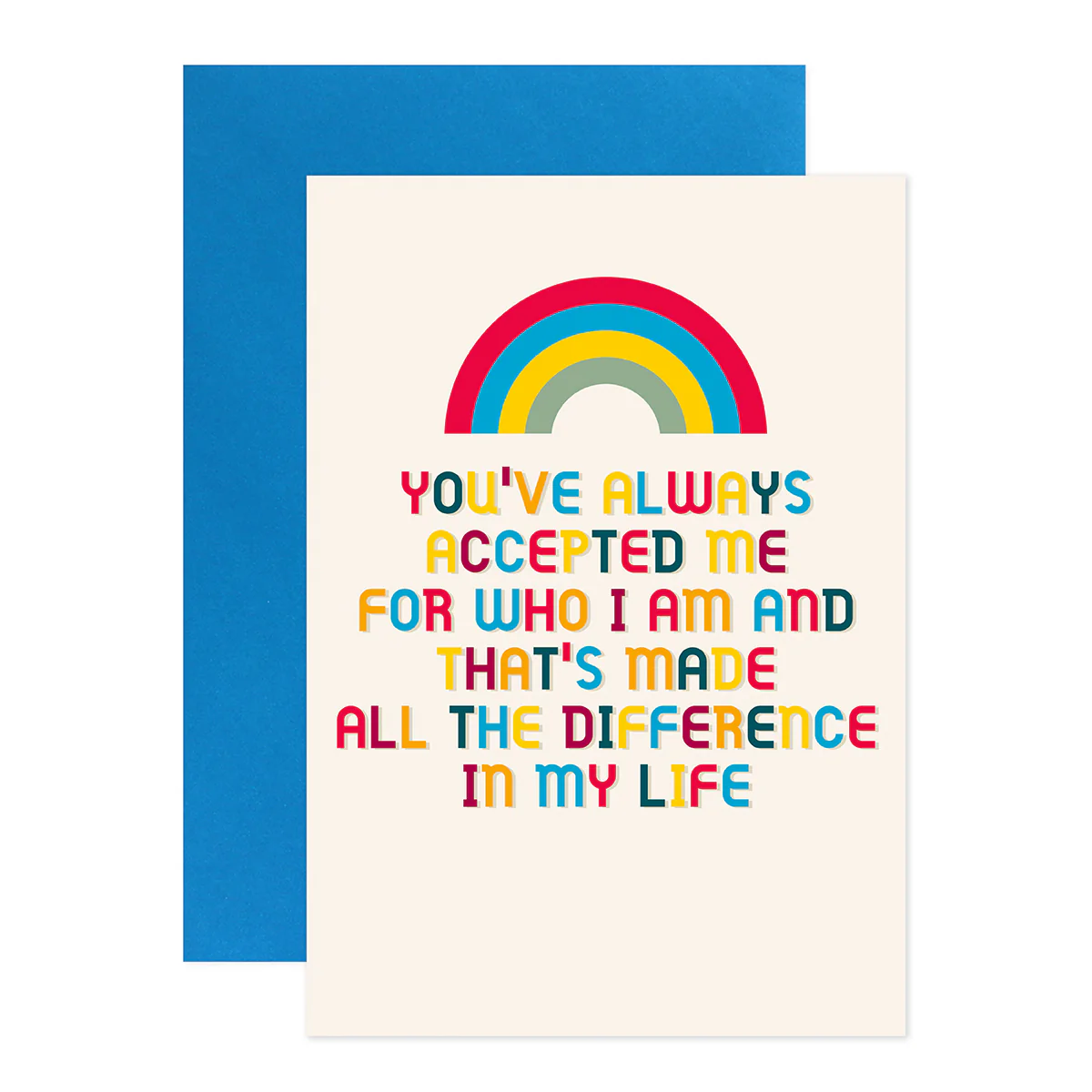 Hallmark Father's Day Card - You've Always Accepted Me - Image 3