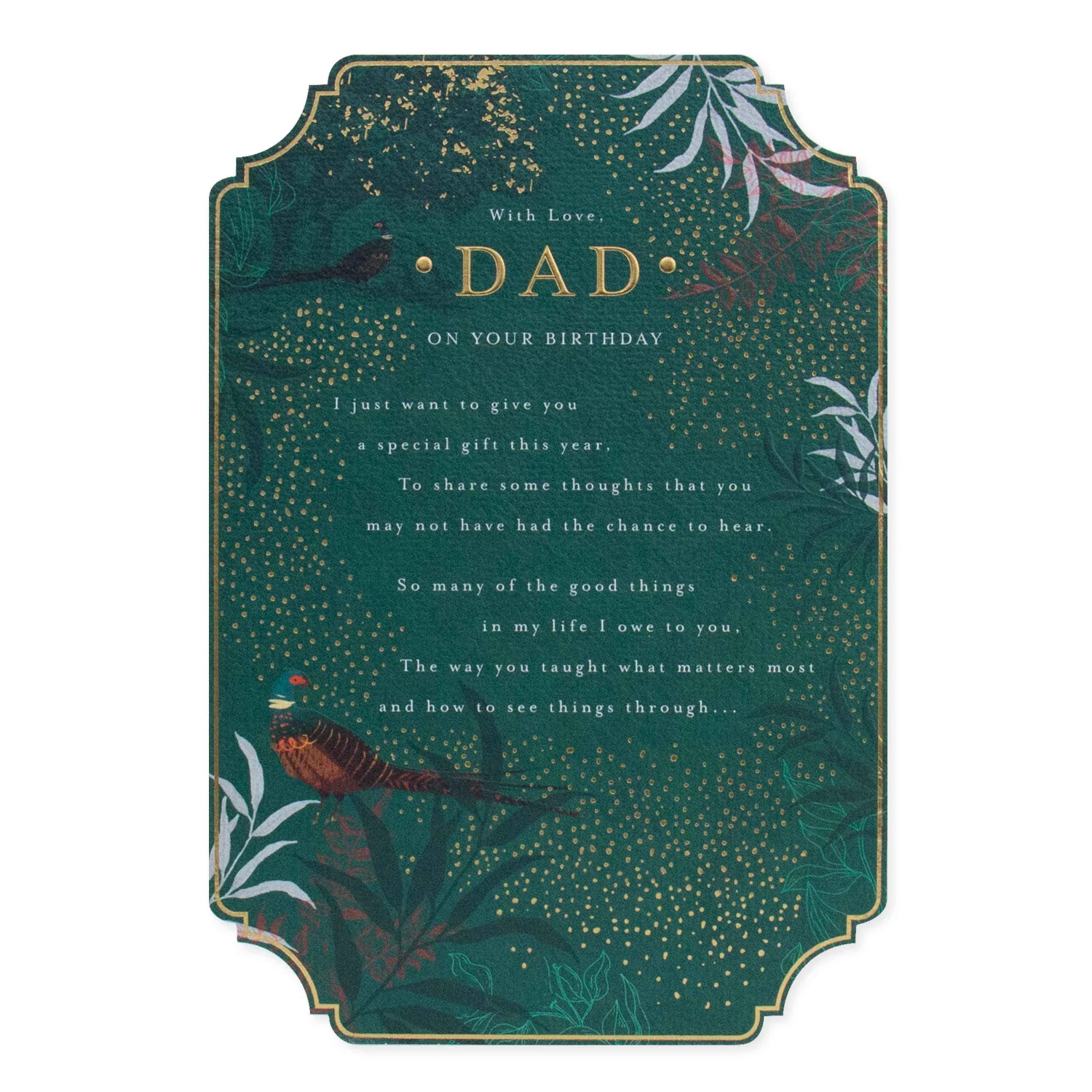 Celebrate your Dad with this stunning card from Hallmark