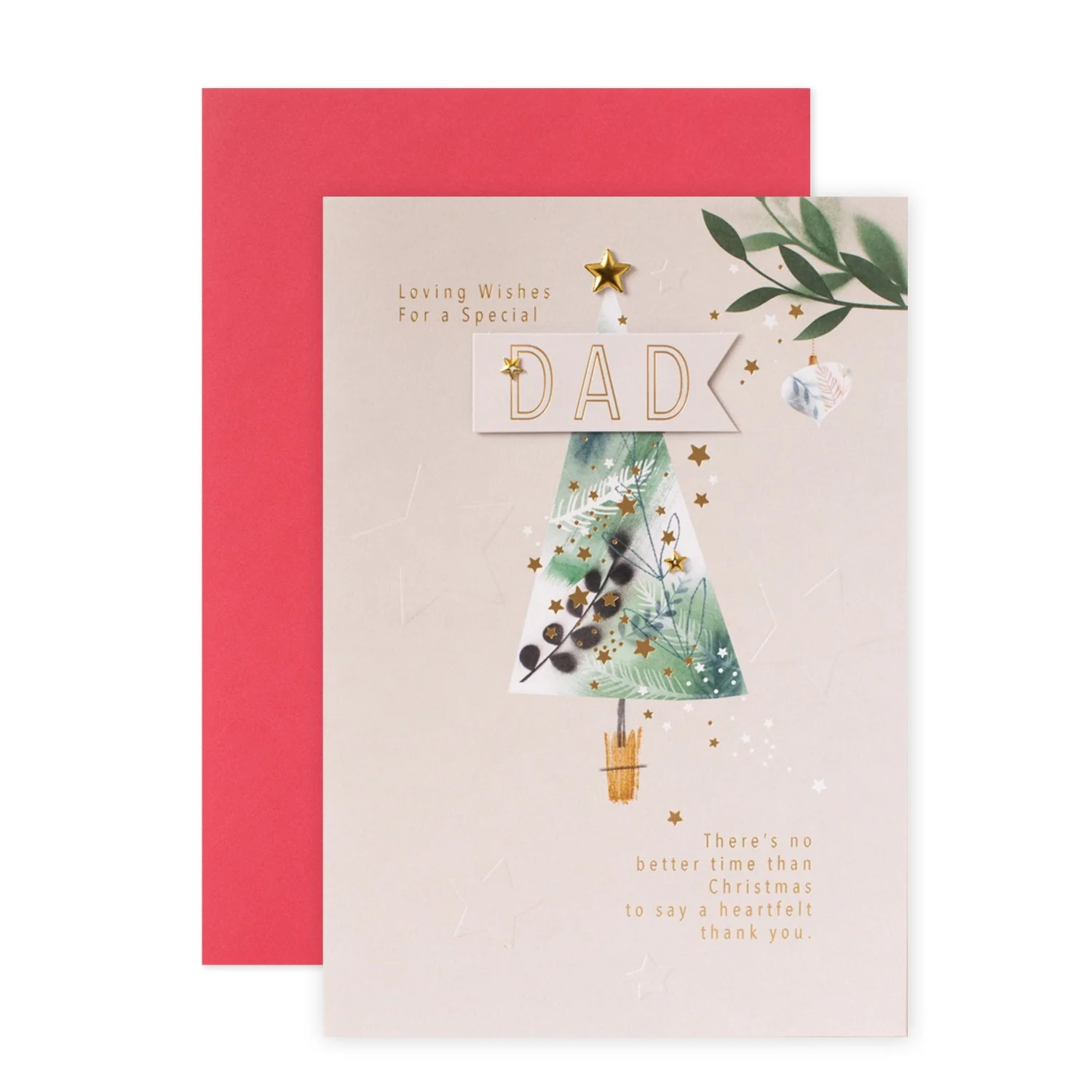 Hallmark Christmas Card For Dad - Heartfelt Thank You - Image 3