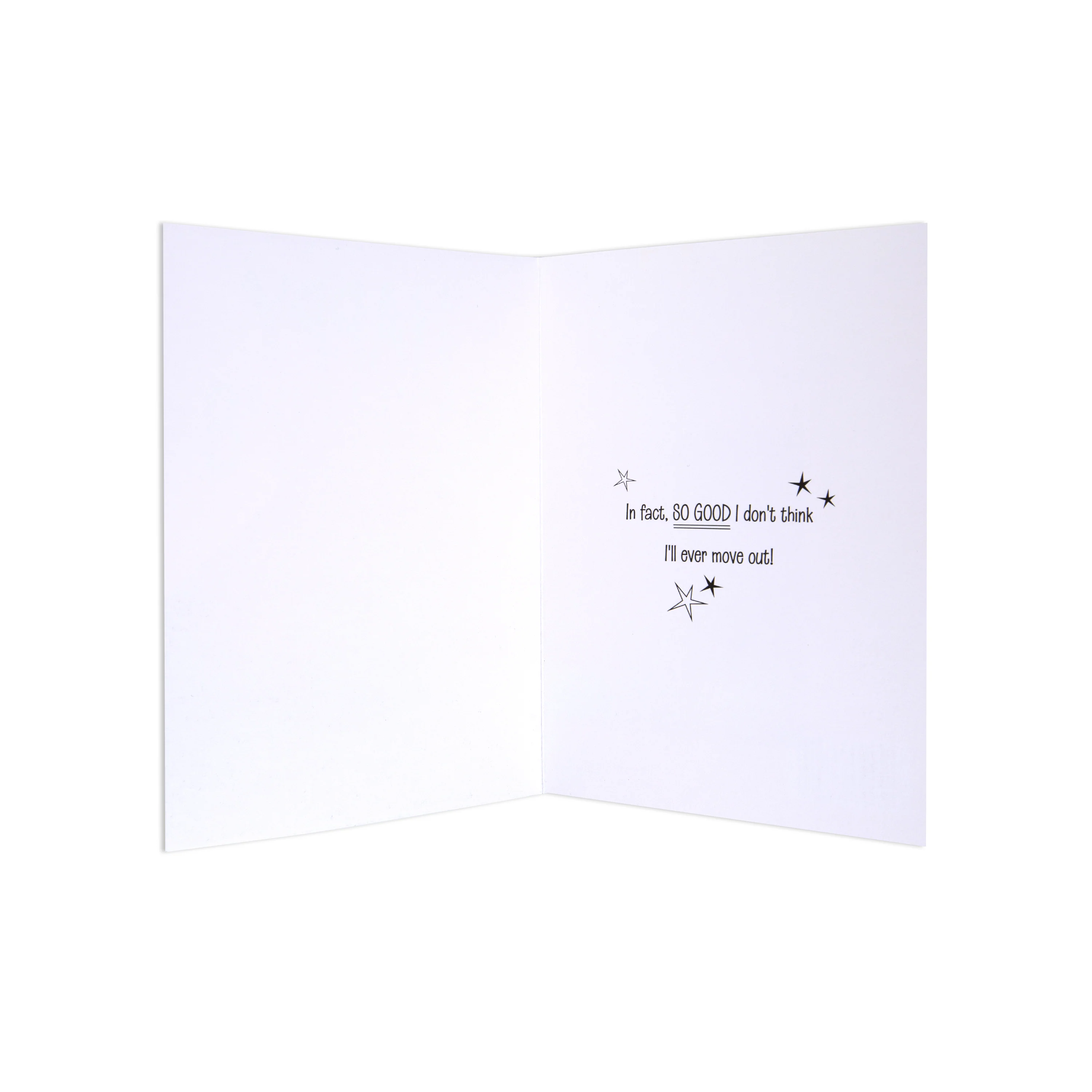 Hallmark Father's Day Card - Never Moving Out - Image 2