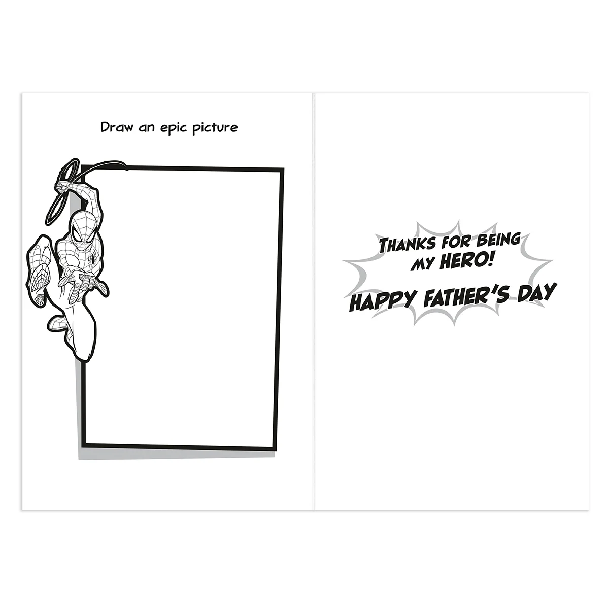 Hallmark Spiderman Father's Day Card - Dad, You're the Coolest - Image 2