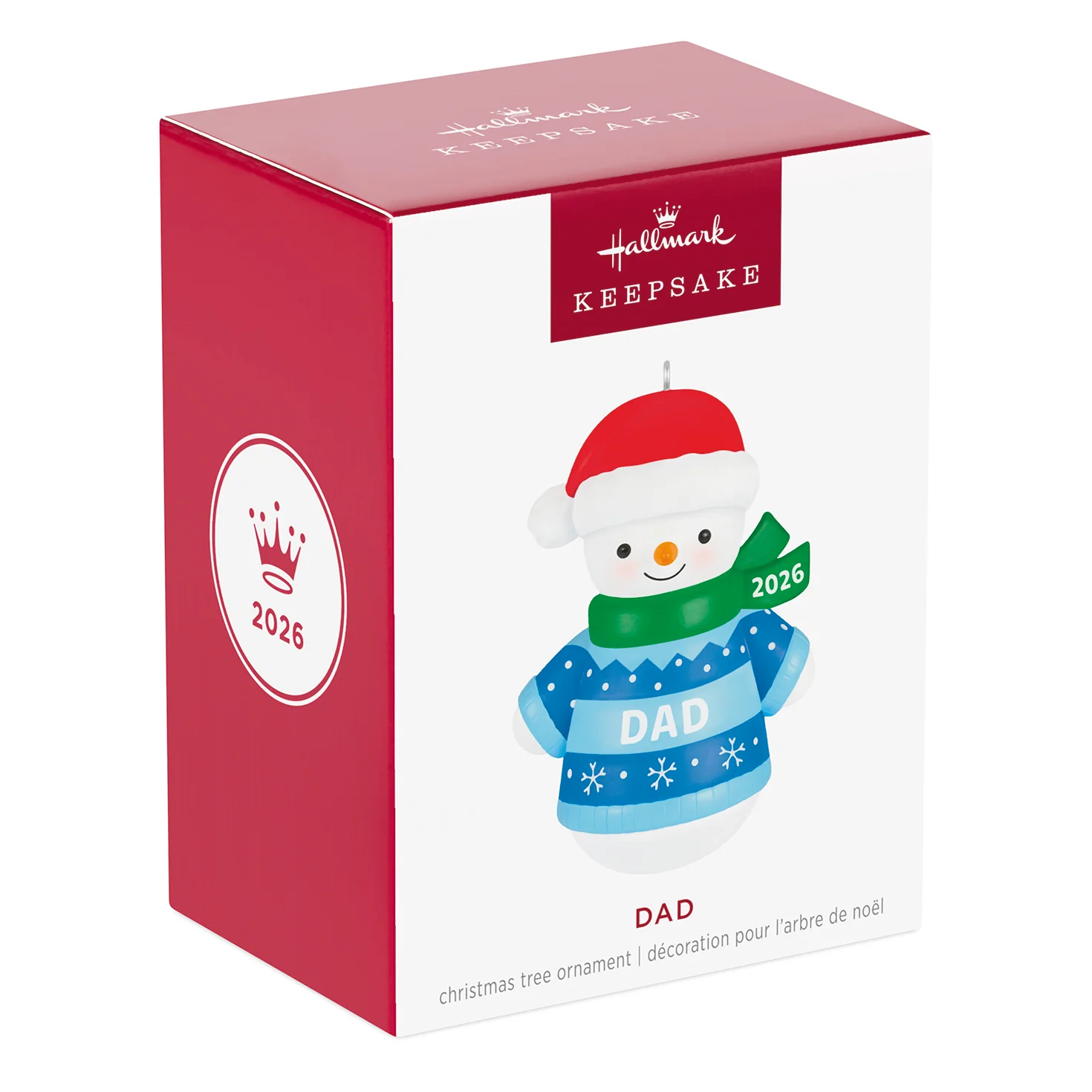 Dad Snowman 2026 — 2026 Hallmark Keepsake Christmas Ornament - Image 7