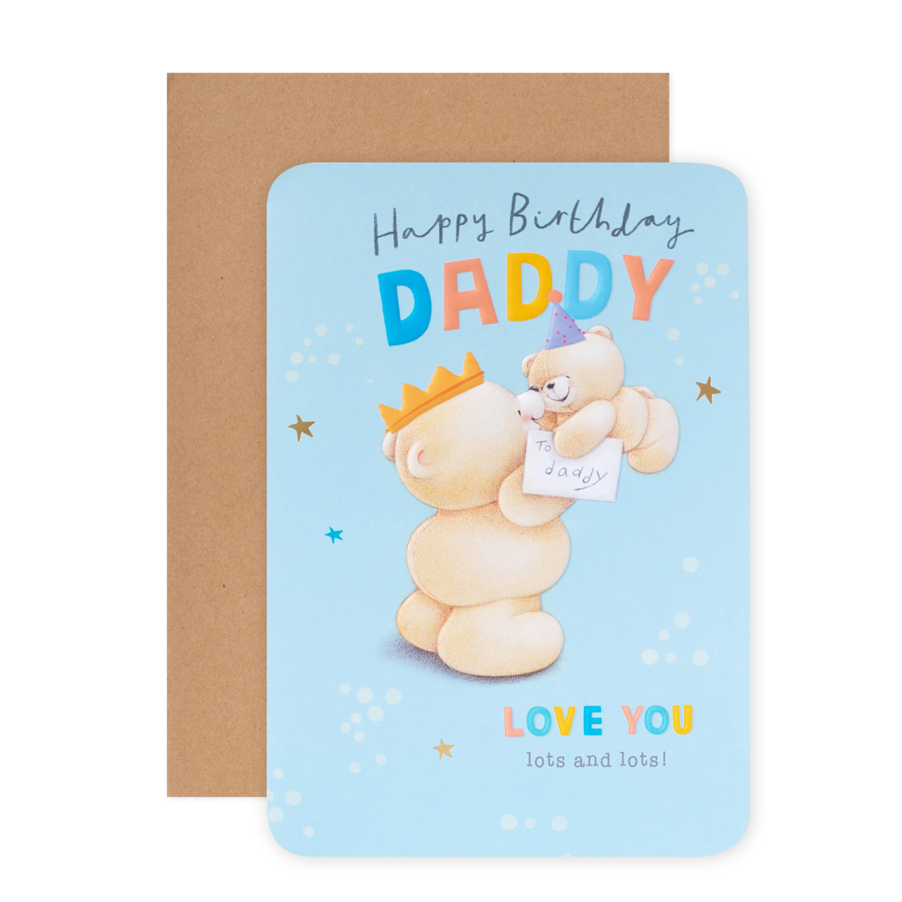 Hallmark Forever Friends Birthday Card for Daddy - Love You - Image 3