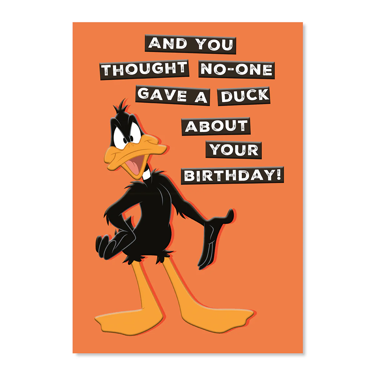 Looney Tunes™ Birthday Greeting Card - Daffy Duck