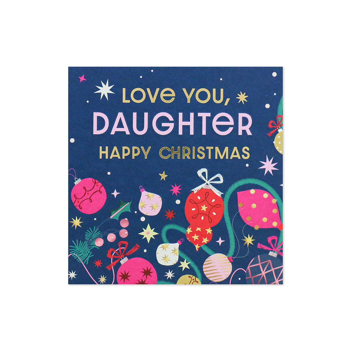 Hallmark Christmas Card For Daughter - Enjoy Every Moment