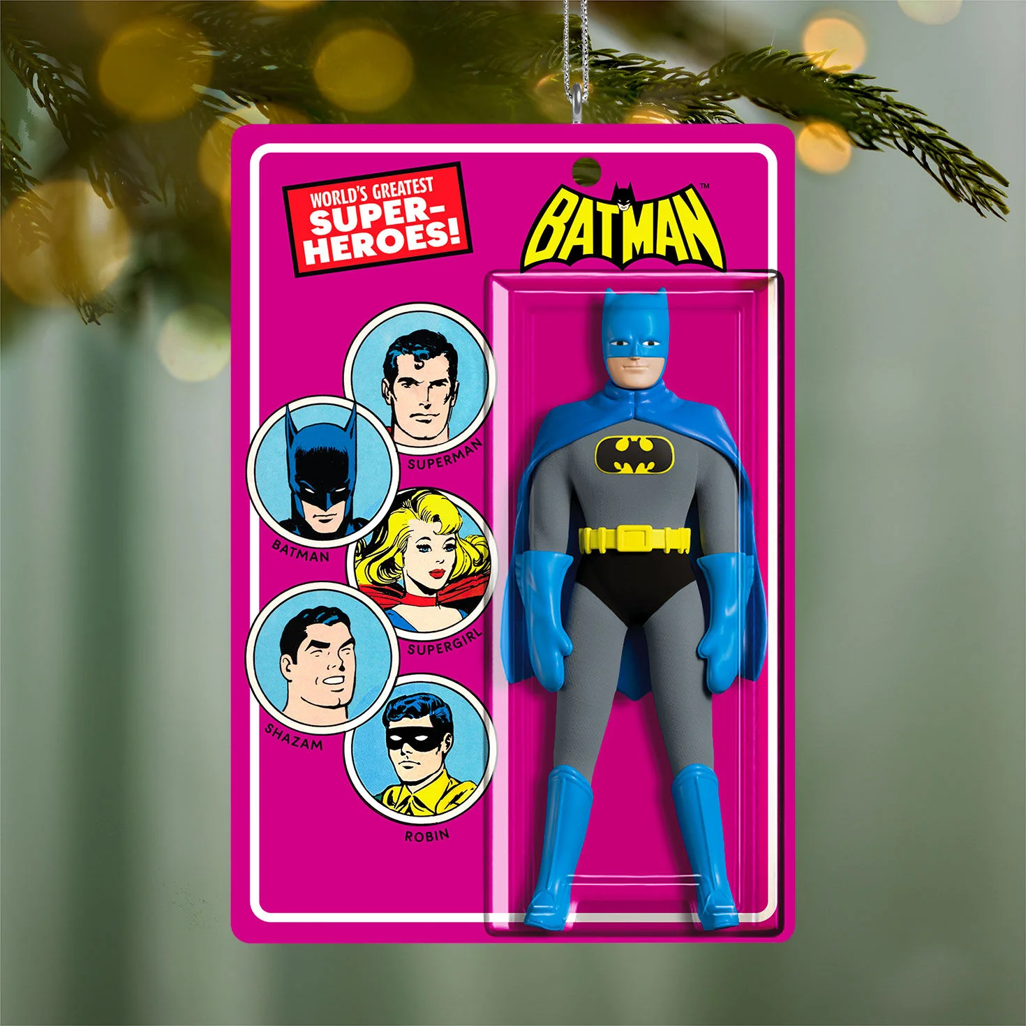 DC™ Batman™ Vintage Figure — 2026 Hallmark Keepsake Christmas Ornament - Image 2
