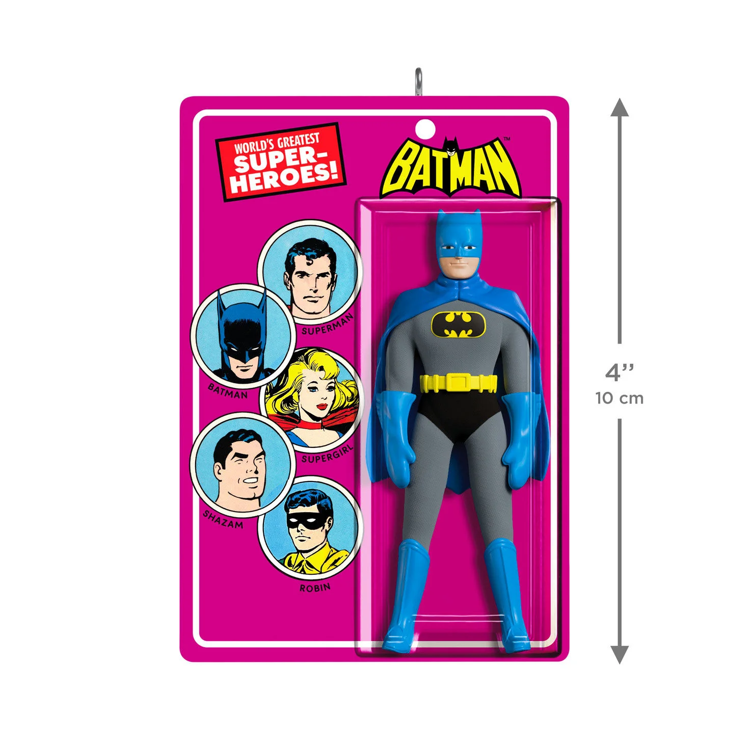 DC™ Batman™ Vintage Figure — 2026 Hallmark Keepsake Christmas Ornament - Image 6