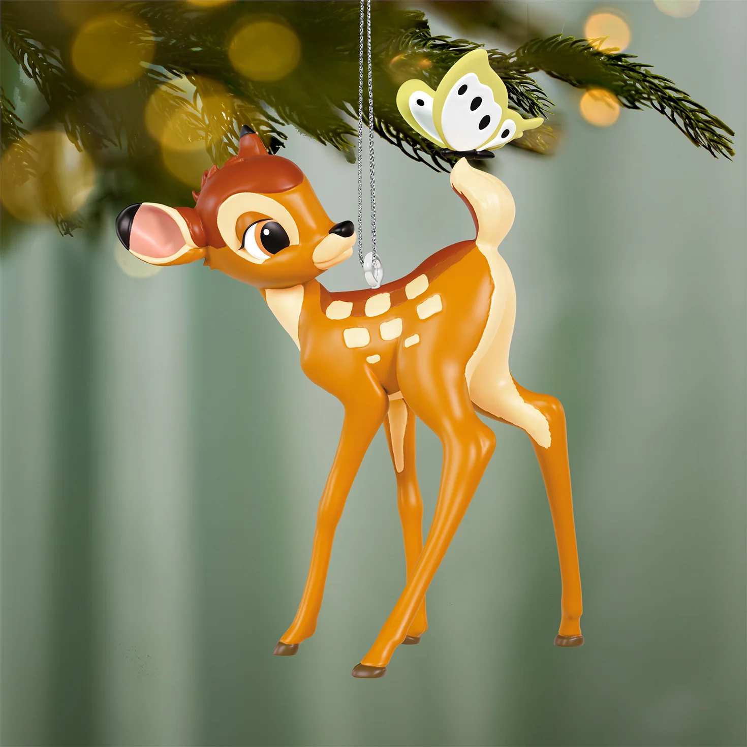 Disney Bambi and the Butterfly — 2026 Hallmark Keepsake Christmas Ornament - Image 2