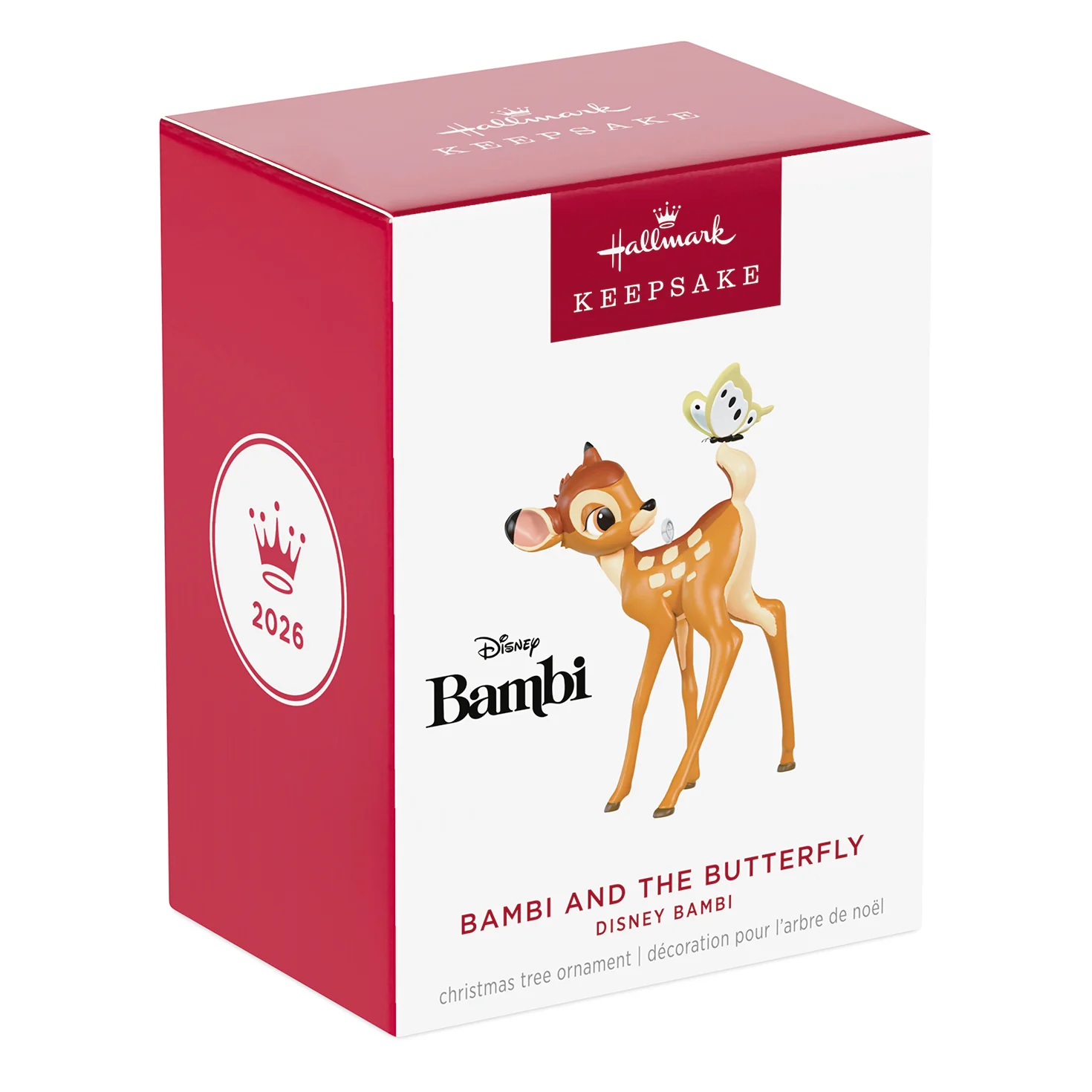Disney Bambi and the Butterfly — 2026 Hallmark Keepsake Christmas Ornament - Image 7