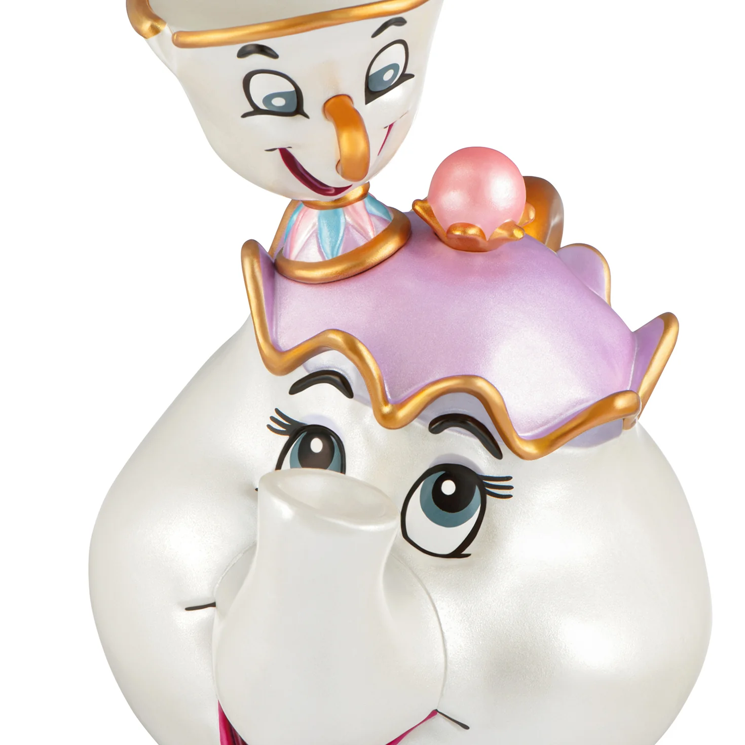 Disney Beauty and the Beast 35th Anniversary Mrs. Potts and Chip — 2026 Hallmark Keepsake Christmas Ornament - Image 4