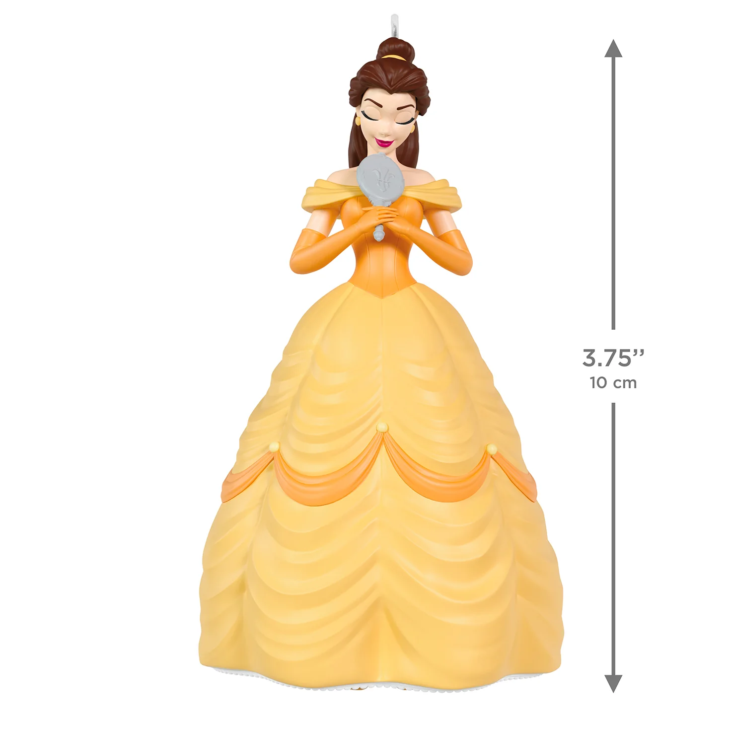 Disney Beauty and the Beast 35th Anniversary Belle With the Enchanted Mirror — 2026 Hallmark Keepsake Christmas Ornament - Image 6