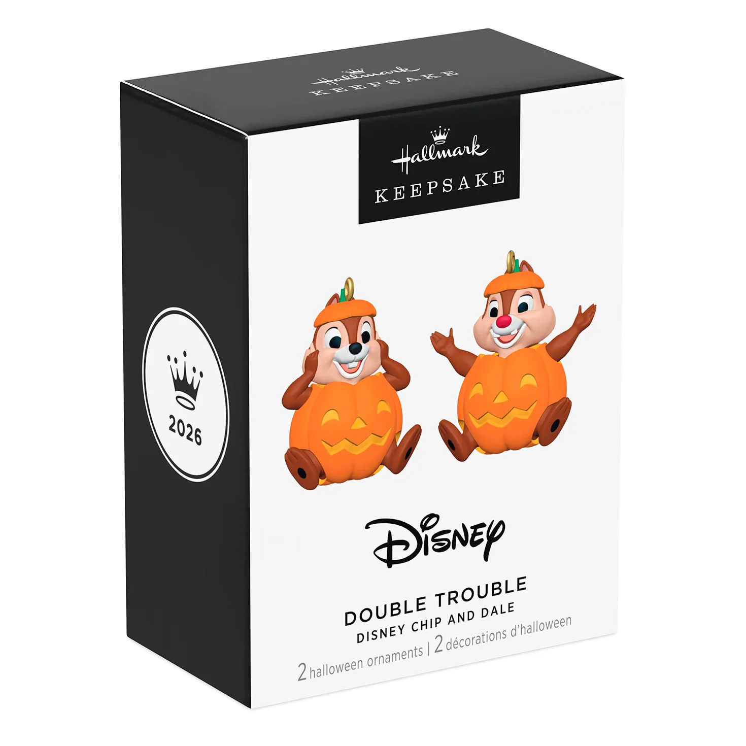 Disney Chip 'N Dale Double Trouble Ornaments, Set of 2 - Image 4