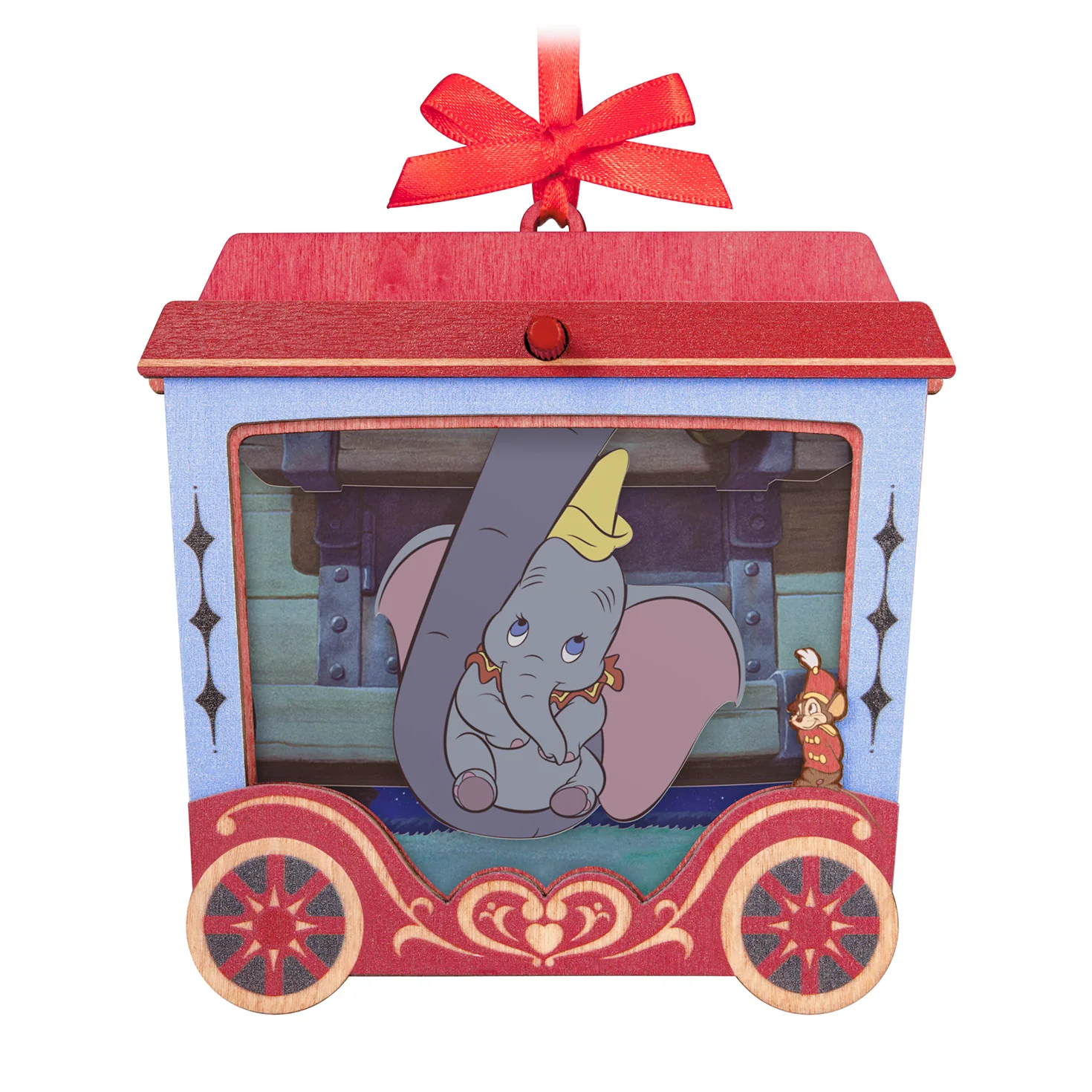 Disney Dumbo 85th Anniversary Mrs. Jumbo's Joy With Motion, Papercraft — 2026 Hallmark Keepsake Christmas Ornament