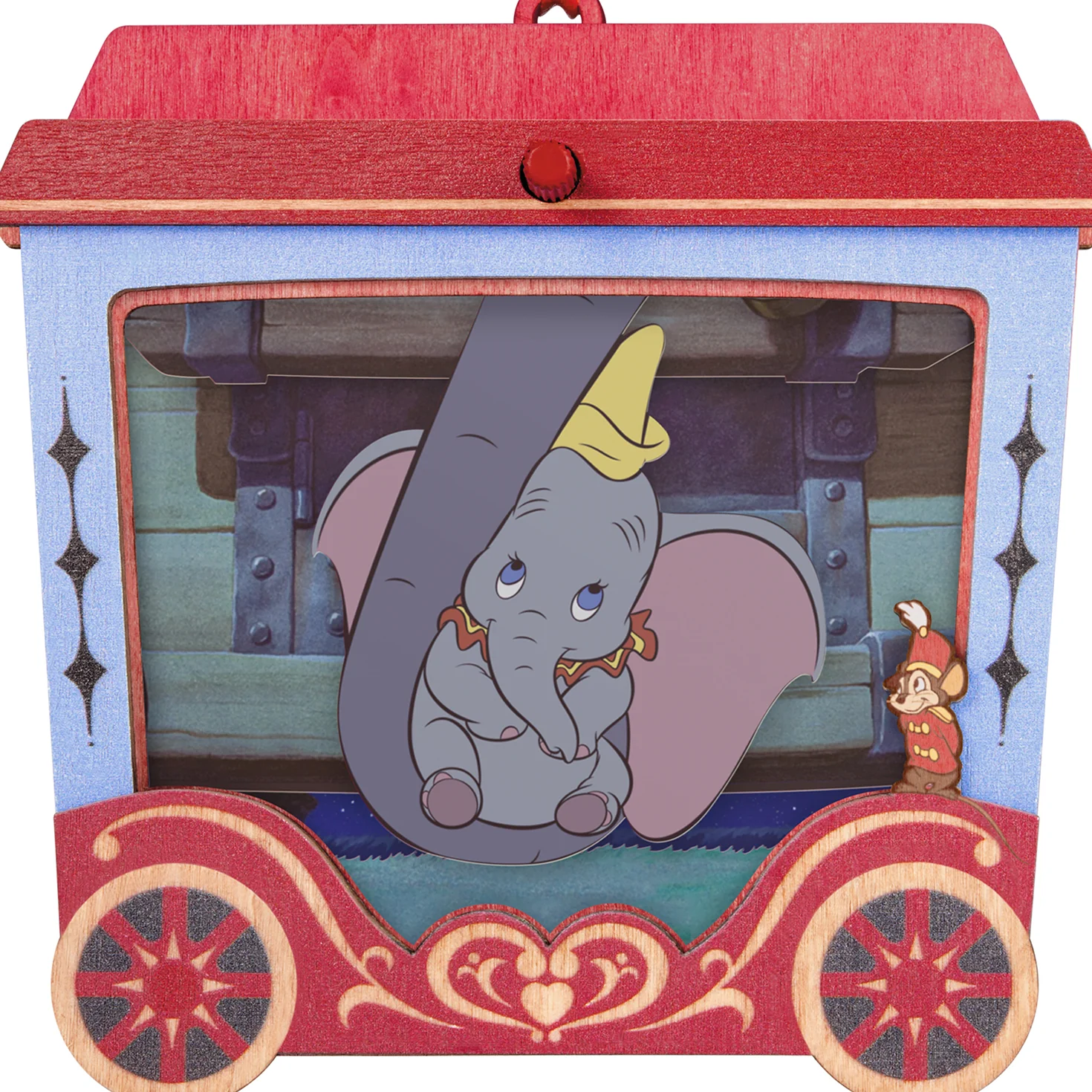 Disney Dumbo 85th Anniversary Mrs. Jumbo's Joy With Motion, Papercraft — 2026 Hallmark Keepsake Christmas Ornament - Image 4