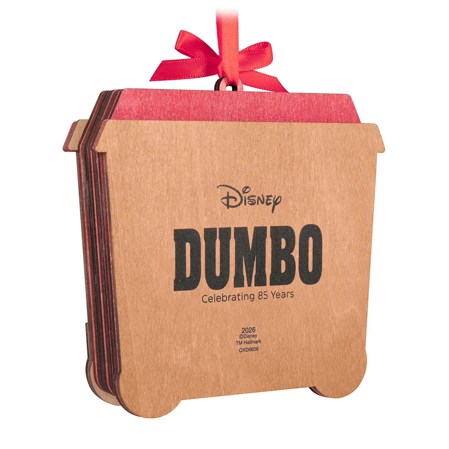 Disney Dumbo 85th Anniversary Mrs. Jumbo's Joy With Motion, Papercraft — 2026 Hallmark Keepsake Christmas Ornament - Image 5