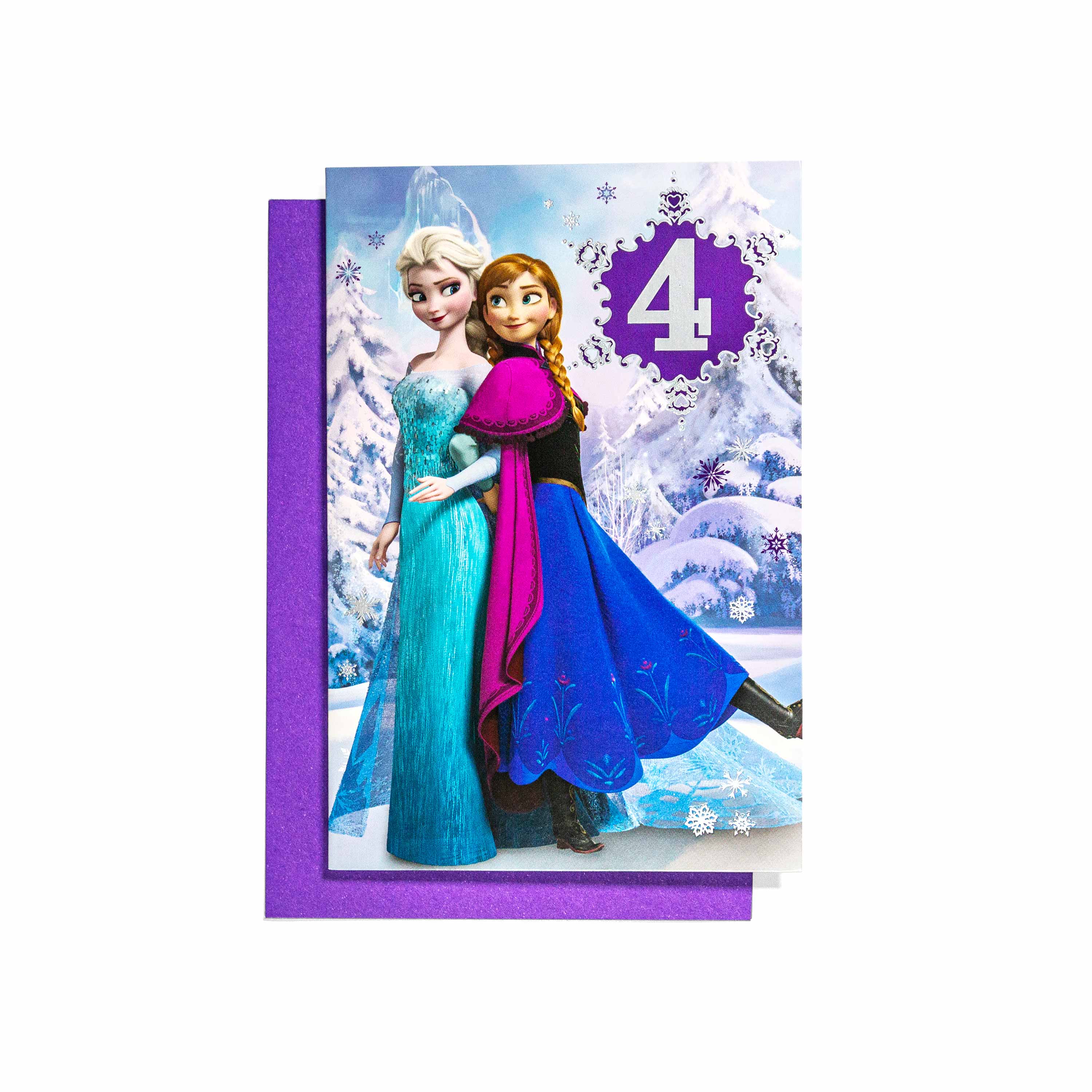 Disney Frozen Beautiful 4th Birthday Card - Image 4