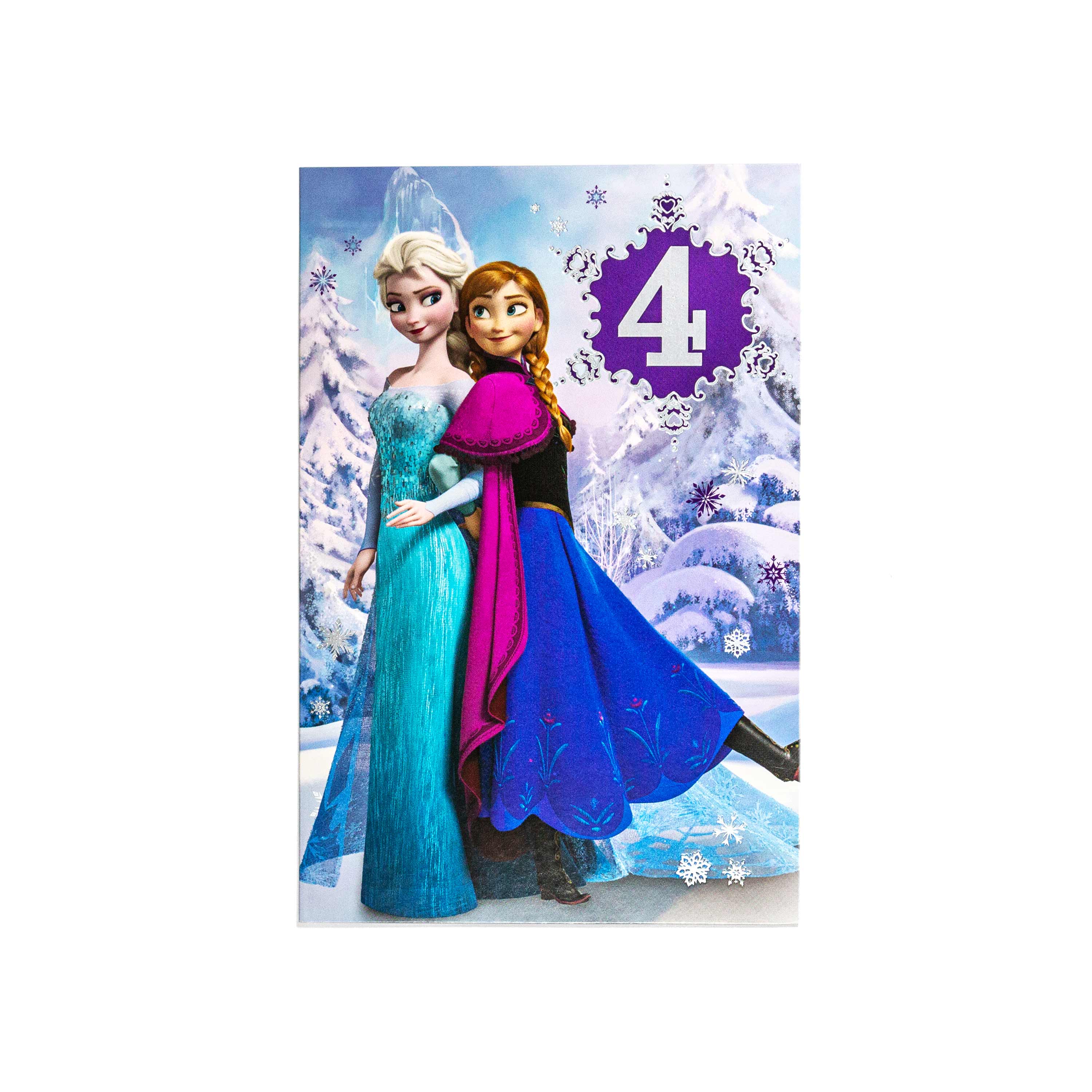 Disney Frozen Beautiful 4th Birthday Card - Image 5