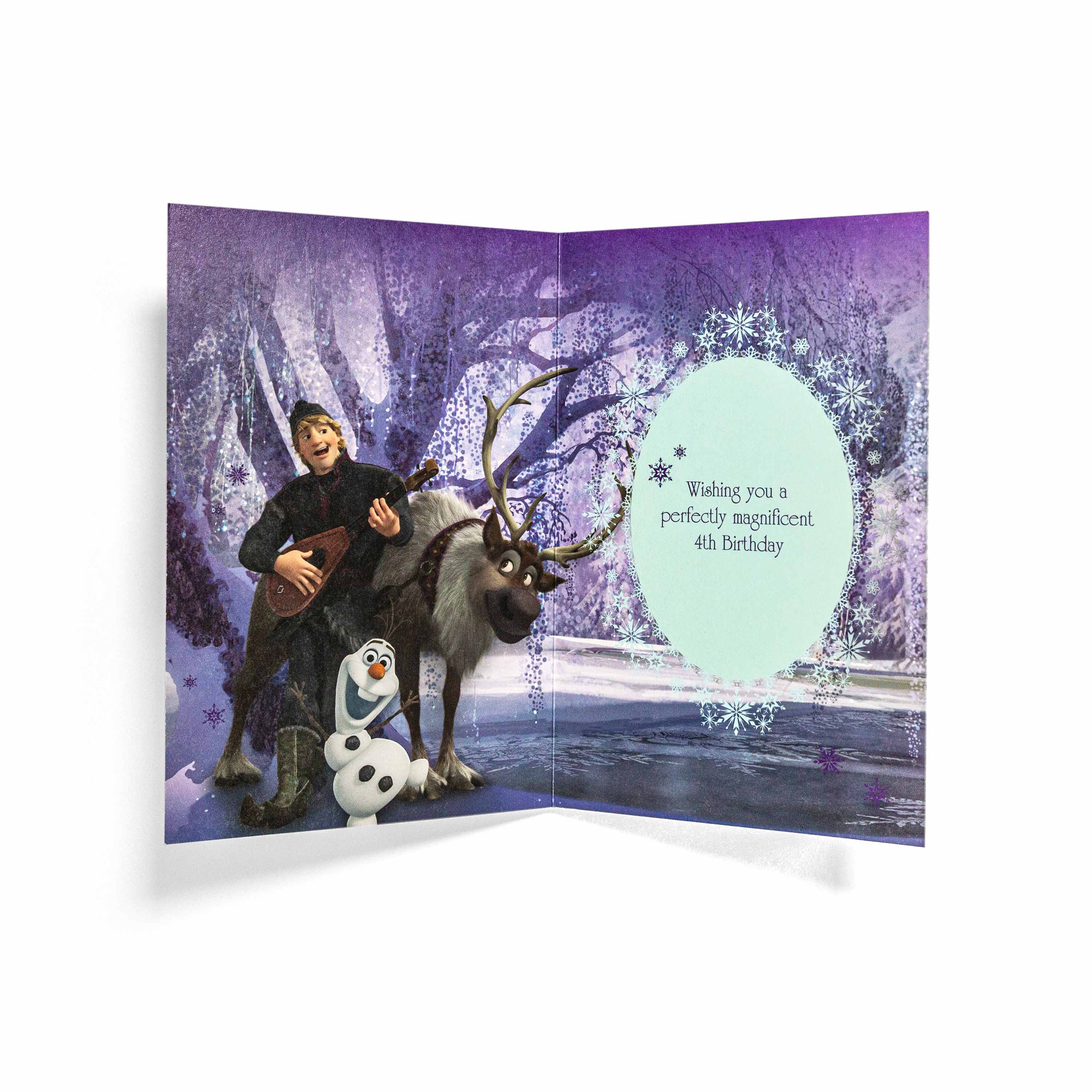 Disney Frozen Beautiful 4th Birthday Card - Image 6