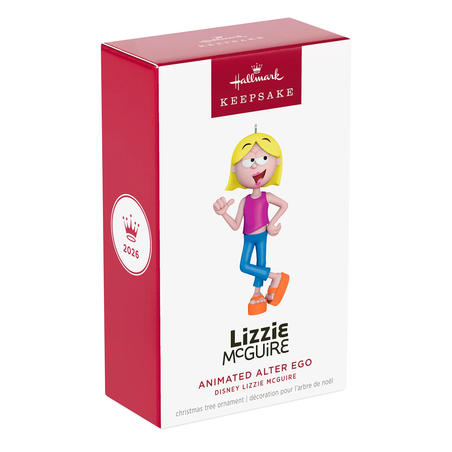 Disney Lizzie McGuire Animated Alter Ego — 2026 Hallmark Keepsake Christmas Ornament - Image 7