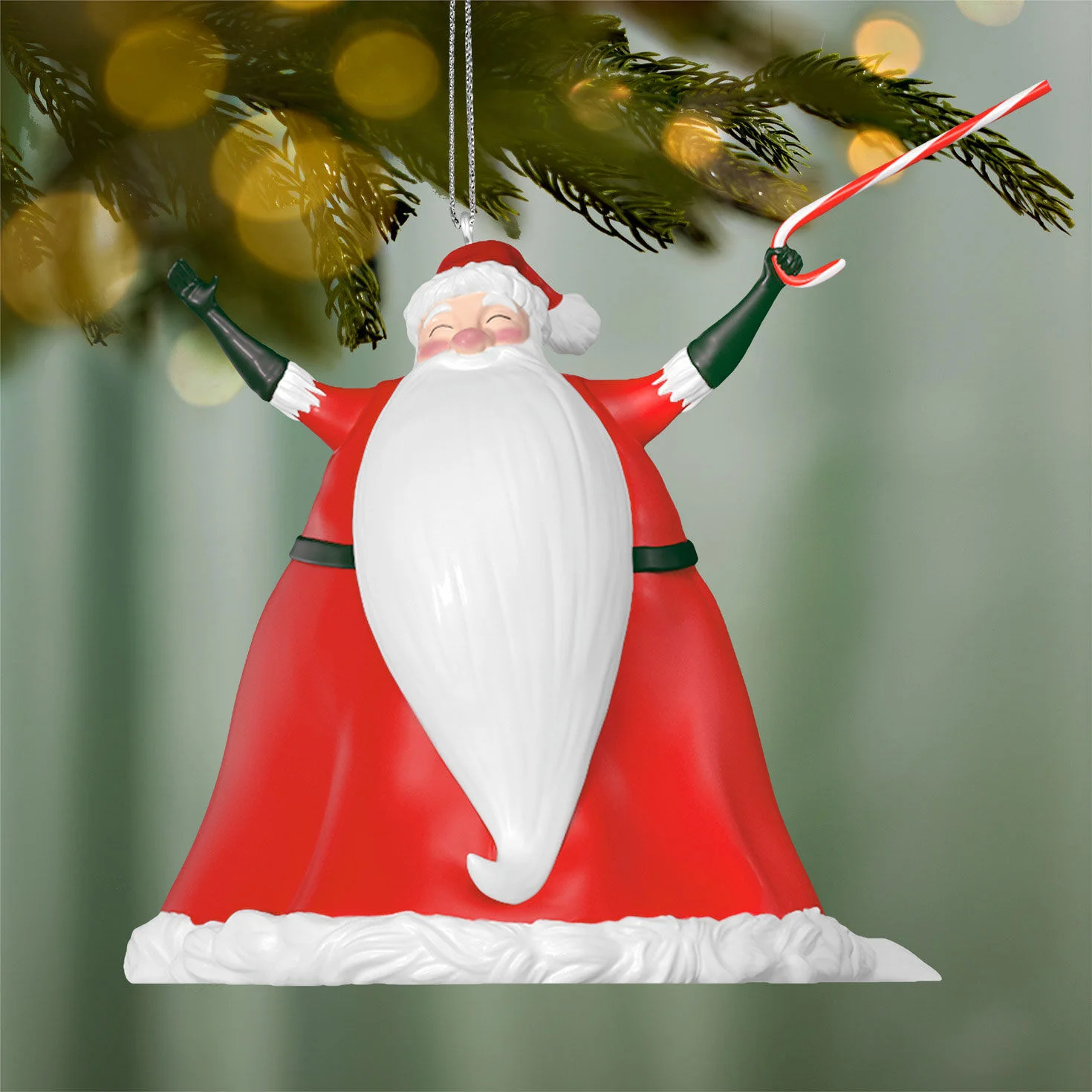 Disney Tim Burton's The Nightmare Before Christmas Santa Claus — 2026 Hallmark Keepsake Christmas Ornament - Image 2