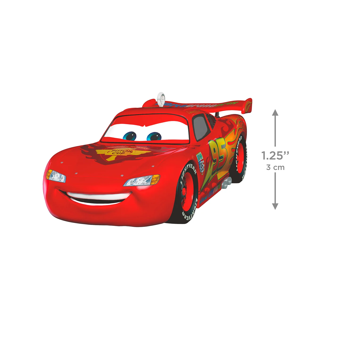 Disney/Pixar Cars 2 15th Anniversary Lightning McQueen, Metal — 2026 Hallmark Keepsake Christmas Ornament - Image 6