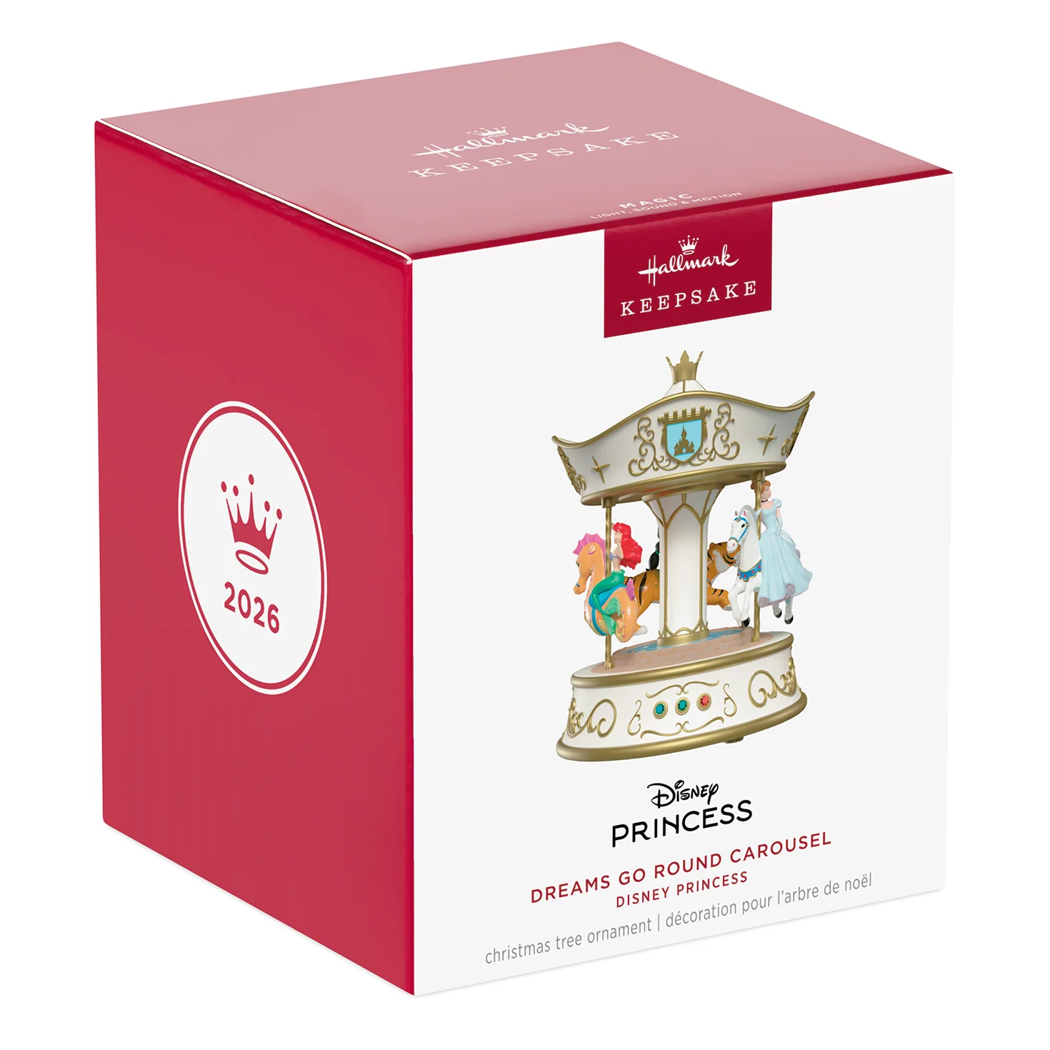 Disney Princess Dreams Go Round Musical With Light and Motion — 2026 Hallmark Keepsake Christmas Ornament - Image 7