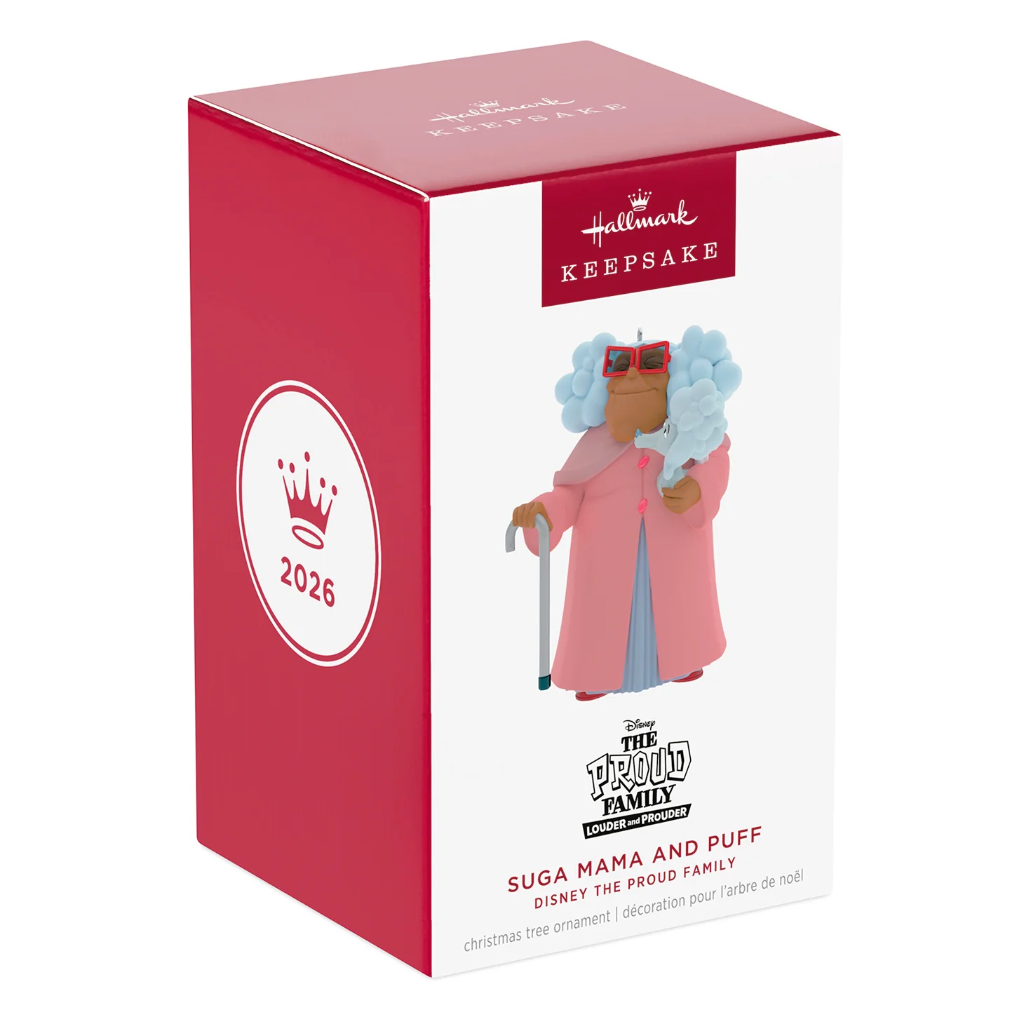 Disney The Proud Family Louder and Prouder Suga Mama and Puff — 2026 Hallmark Keepsake Christmas Ornament - Image 7