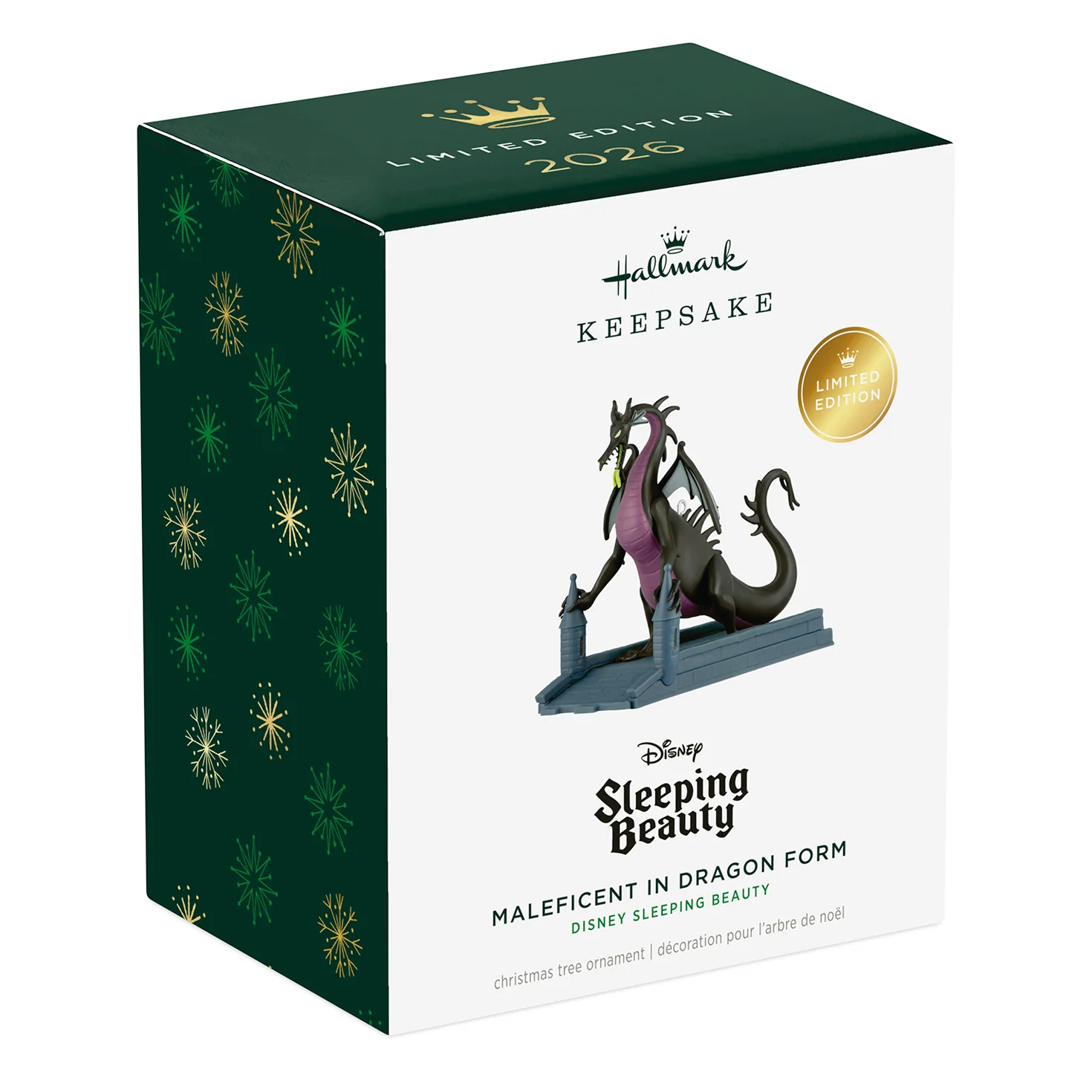 Disney Sleeping Beauty Maleficent in Dragon Form — 2026 Hallmark Keepsake Christmas Ornament - Image 7